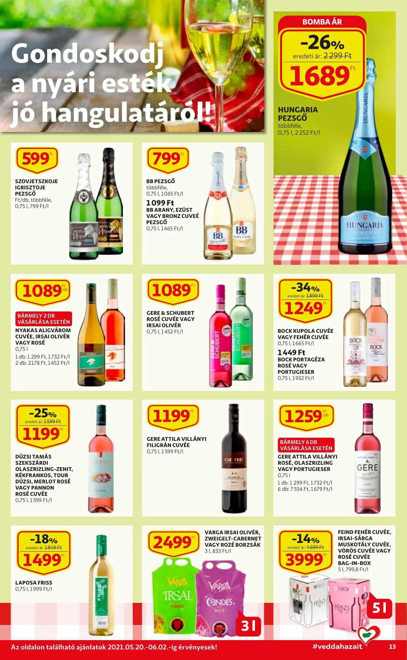 Auchan akciós újság Szupermarket 05.20–05.26 – 13. oldal
