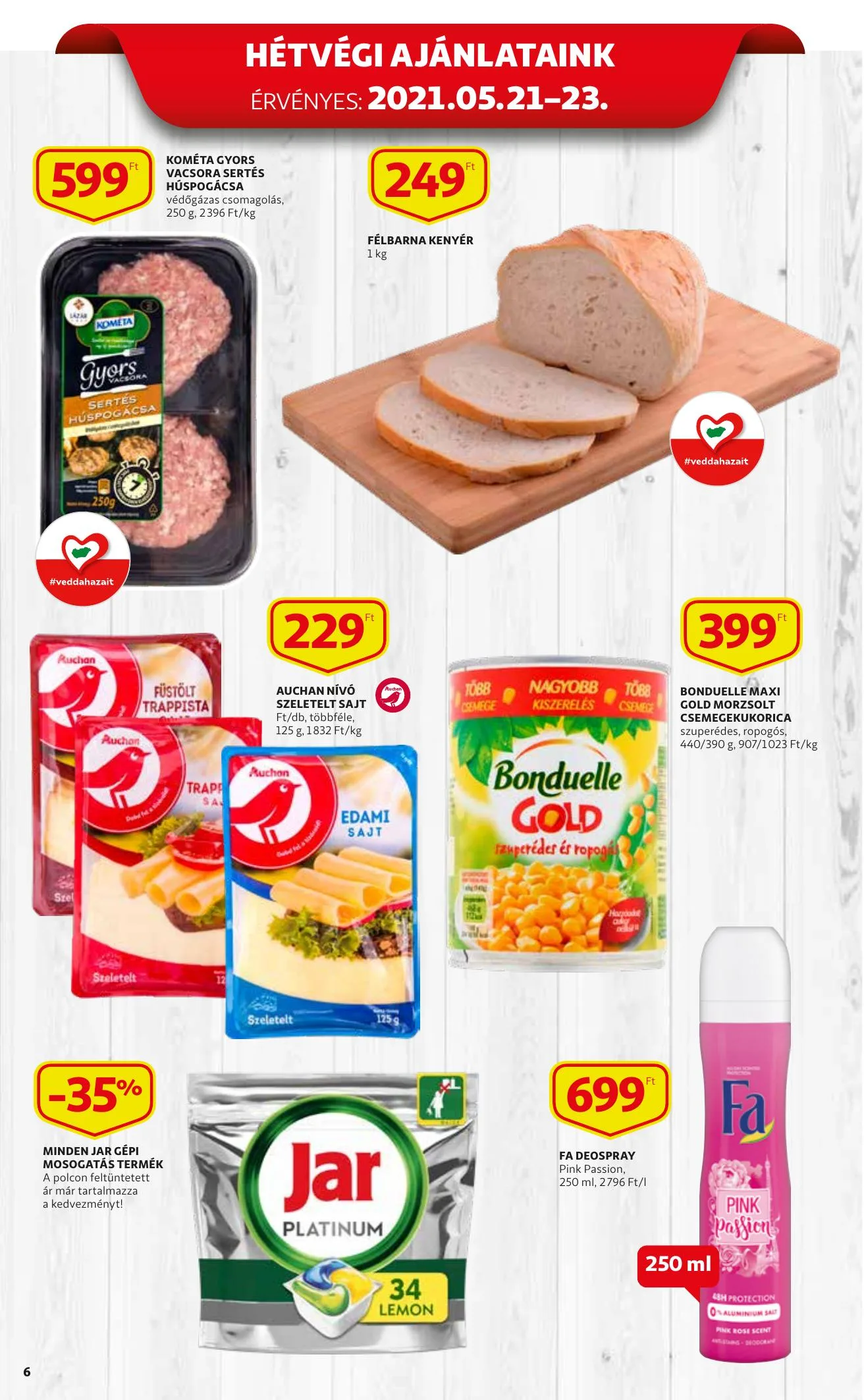 Auchan akciós újság Szupermarket 05.20–05.26 – 6. oldal