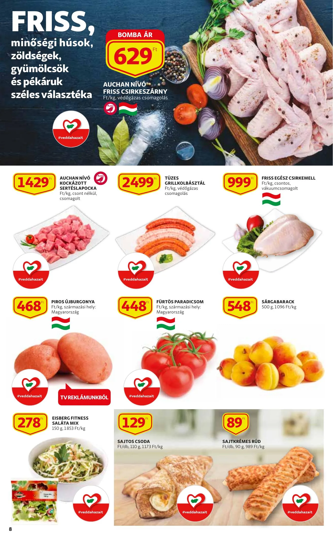 Auchan akciós újság Szupermarket 05.20–05.26 – 8. oldal