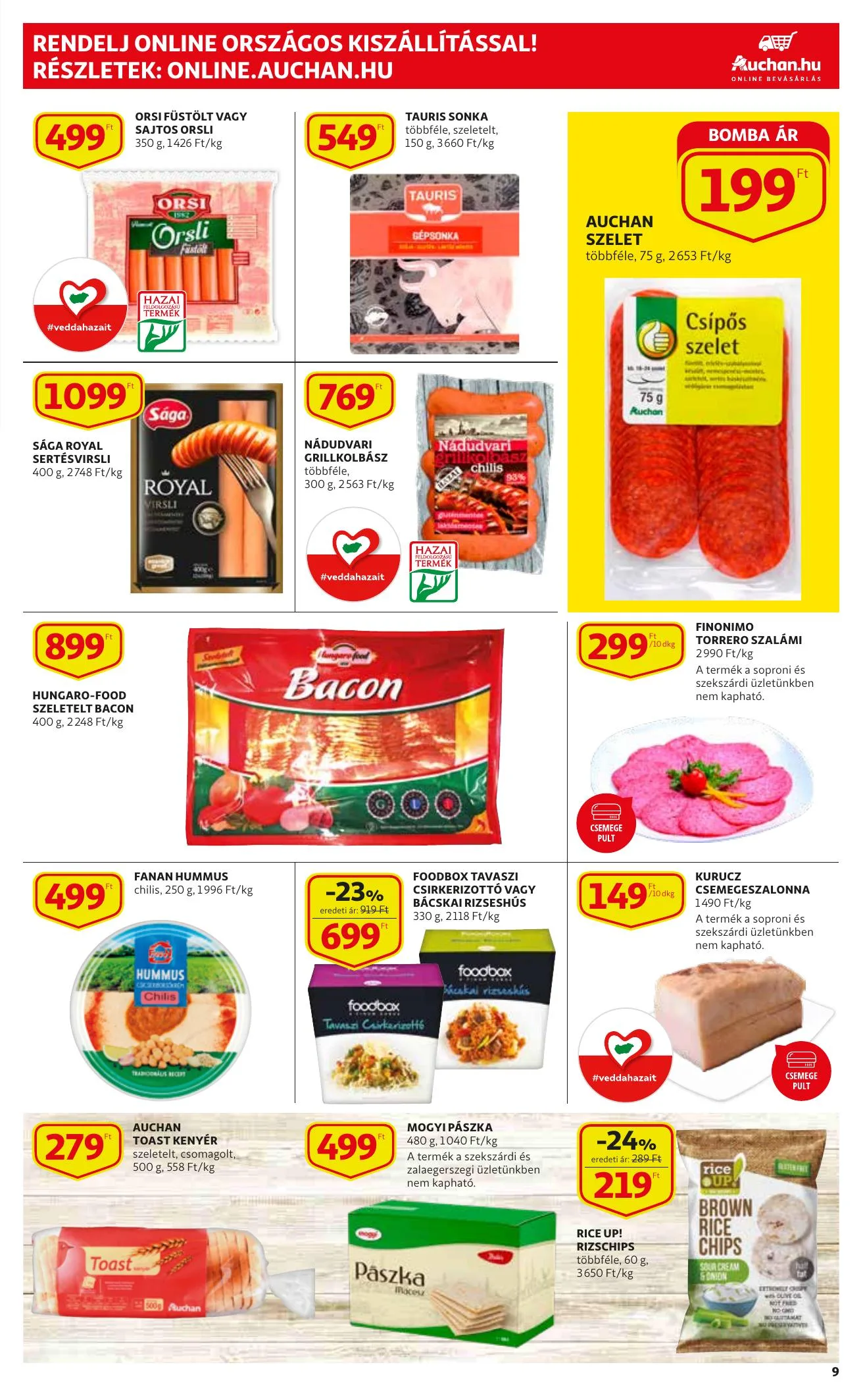 Auchan akciós újság Szupermarket 05.20–05.26 – 9. oldal