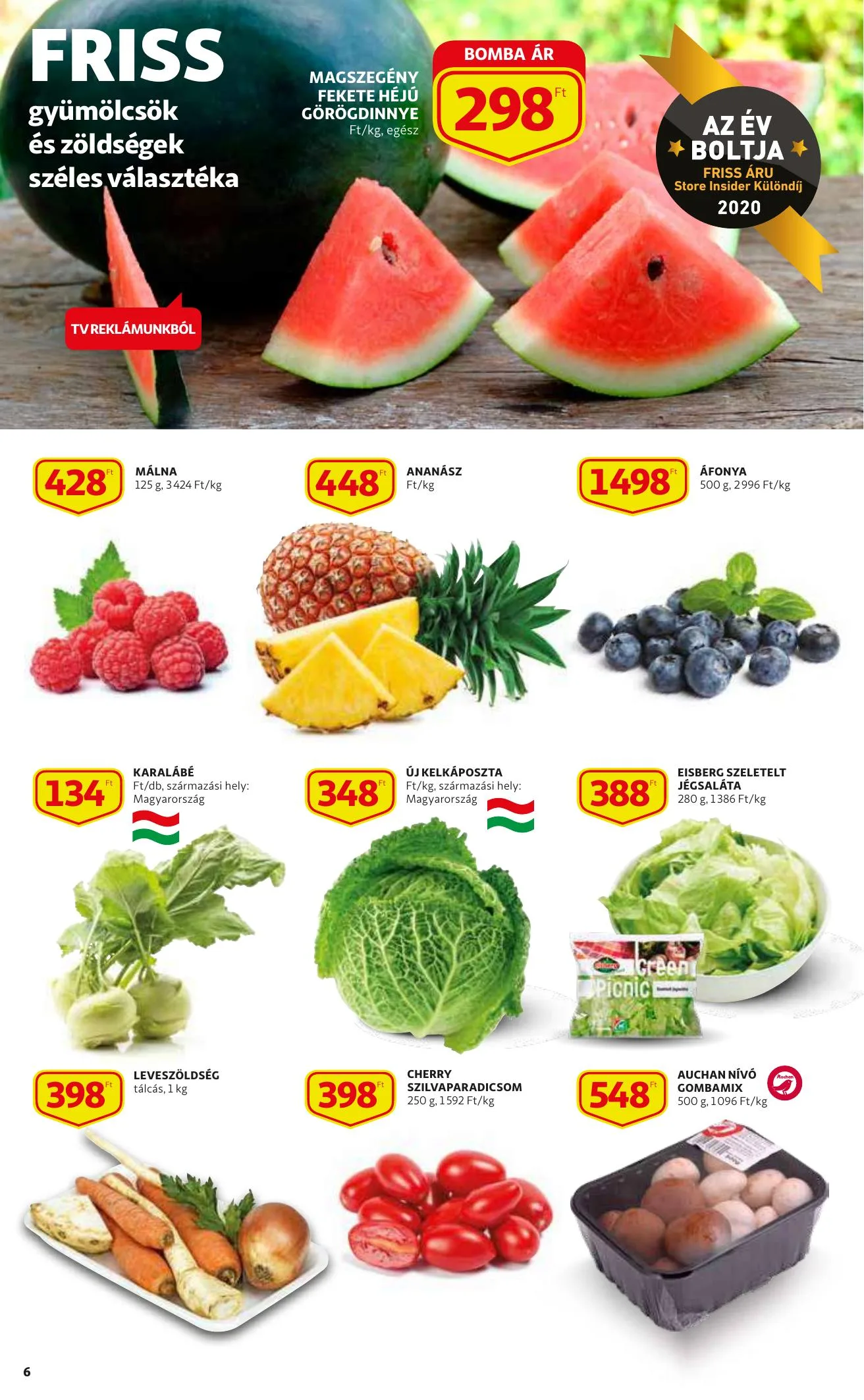 Auchan akciós újság Szupermarket 05.27–06.02 – 6. oldal