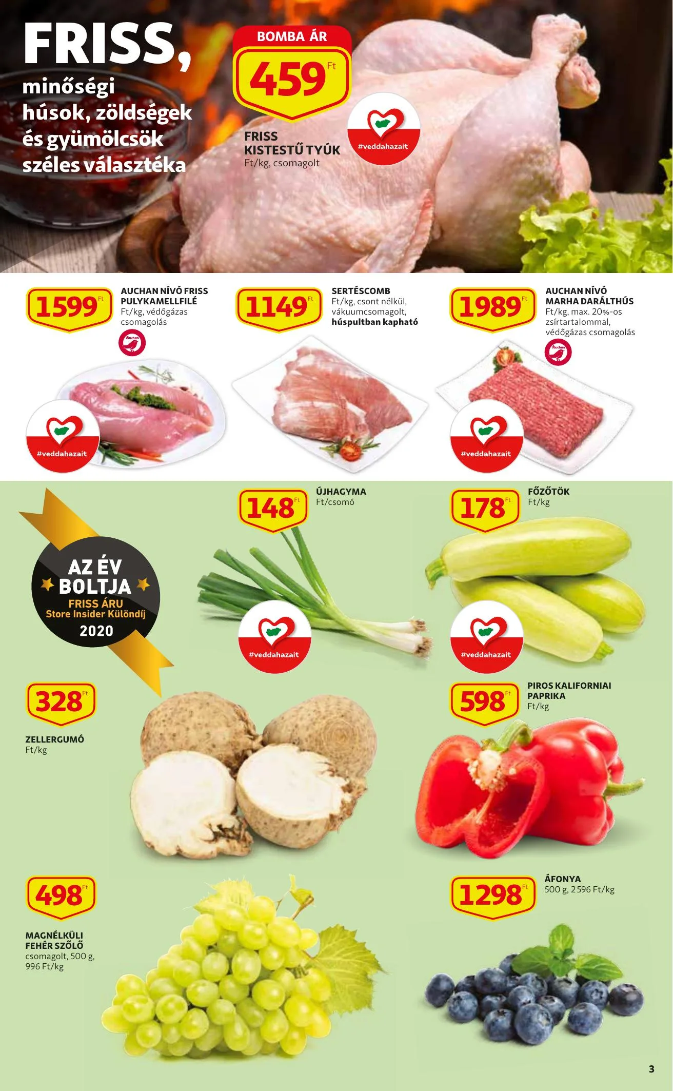 Auchan akciós újság Szupermarket 08.05–08.11 – 3. oldal