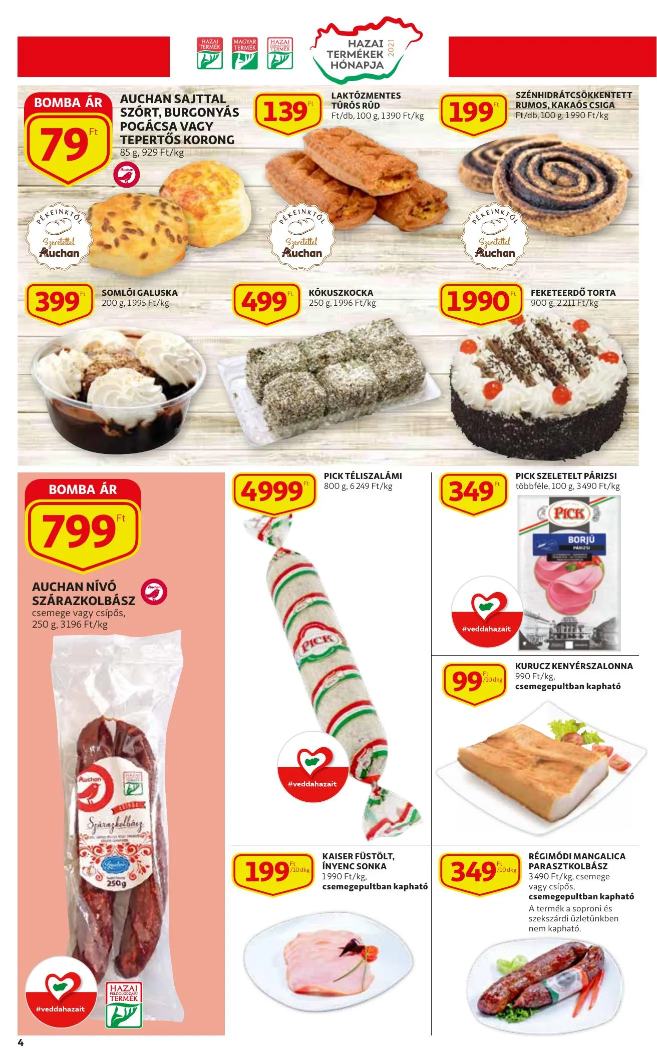 Auchan akciós újság Szupermarket 08.05–08.11 – 4. oldal