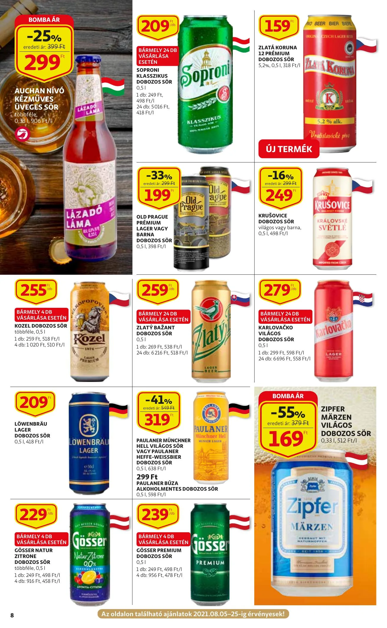 Auchan akciós újság Szupermarket 08.05–08.11 – 8. oldal