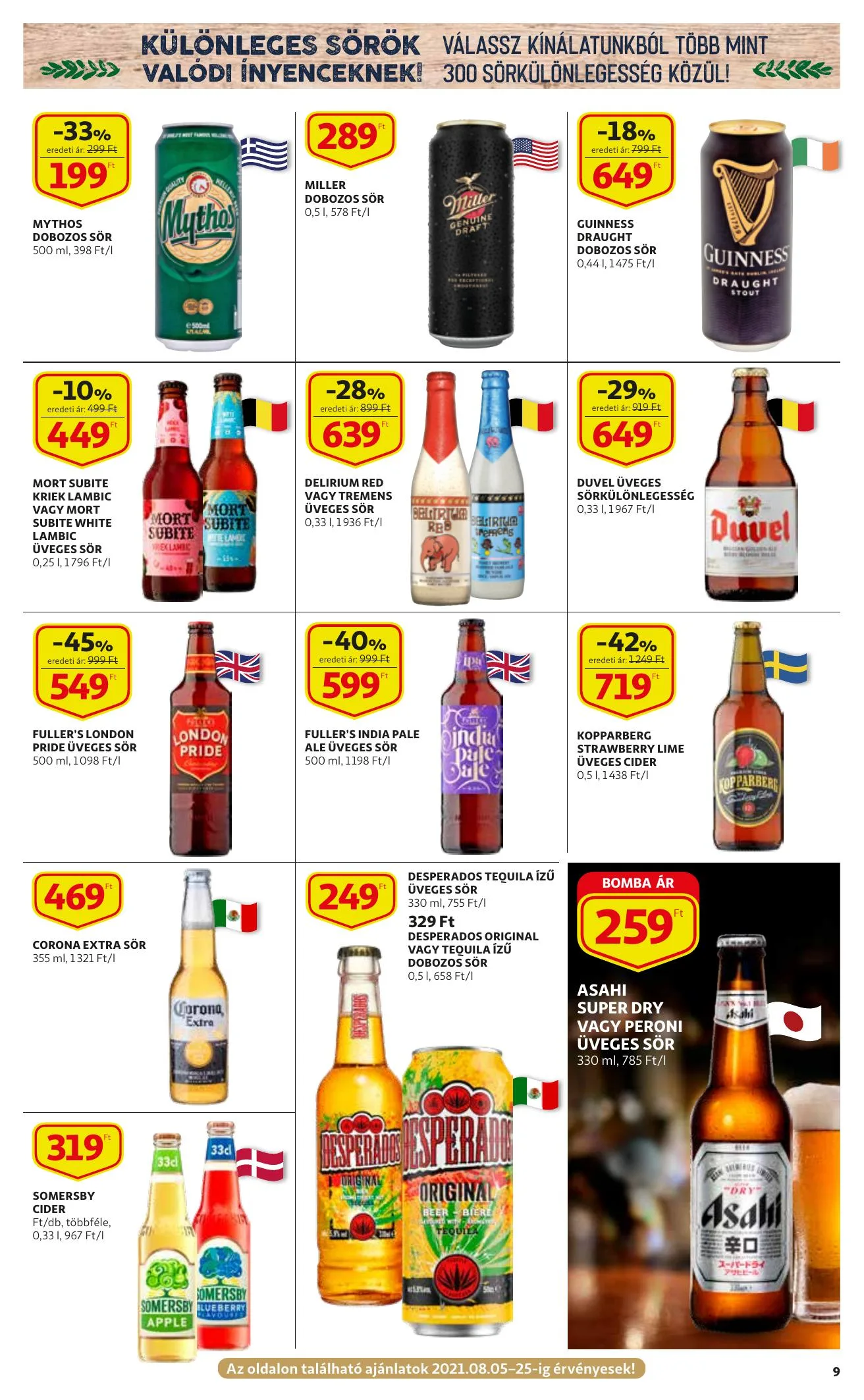 Auchan akciós újság Szupermarket 08.05–08.11 – 9. oldal