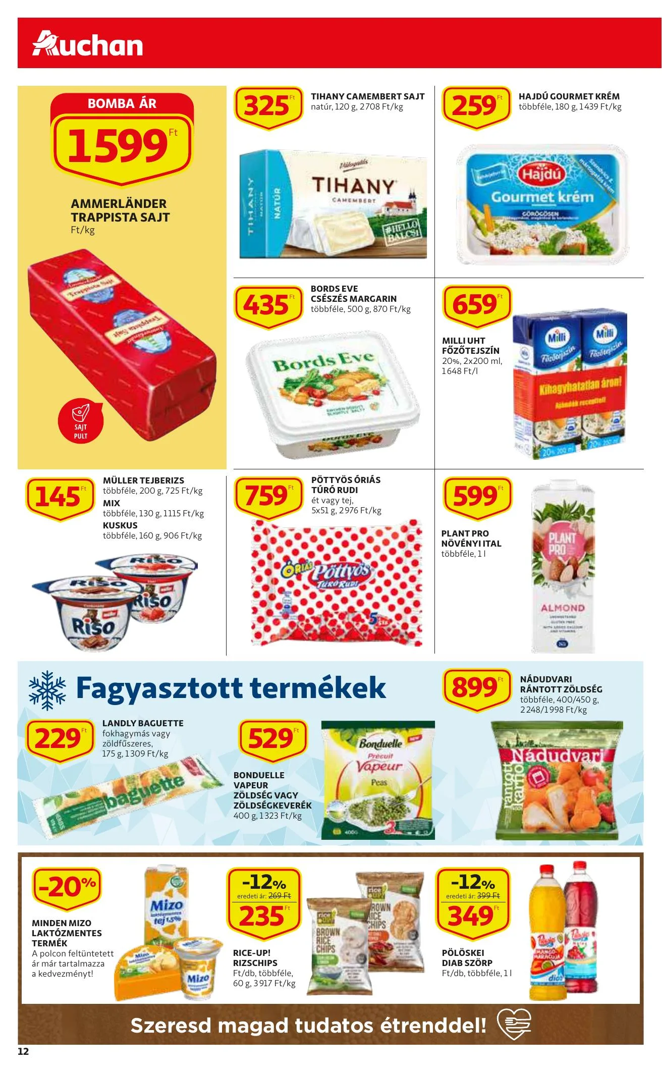 Auchan akciós újság Szupermarket 08.12–08.18 – 12. oldal