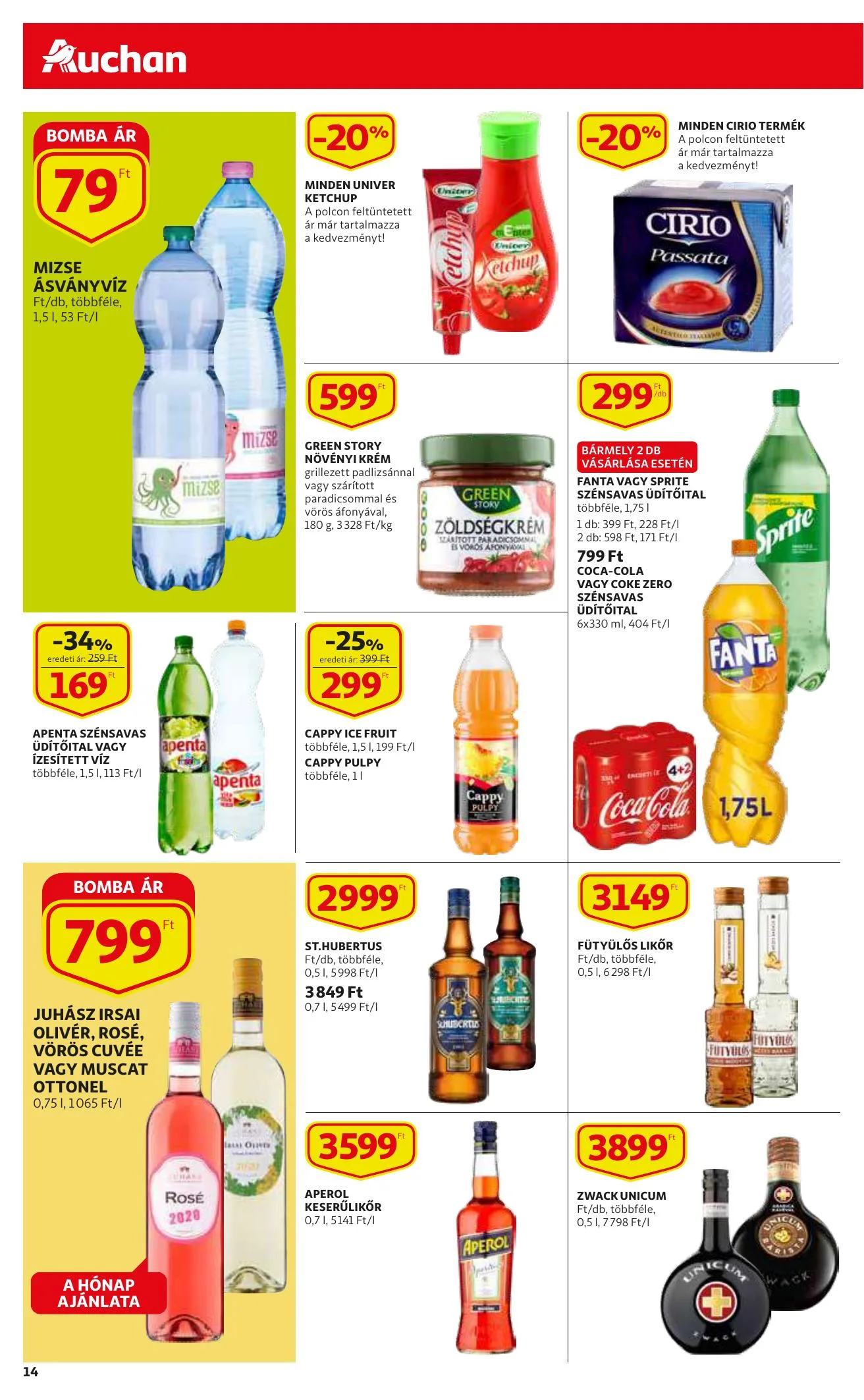 Auchan akciós újság Szupermarket 08.12–08.18 – 14. oldal