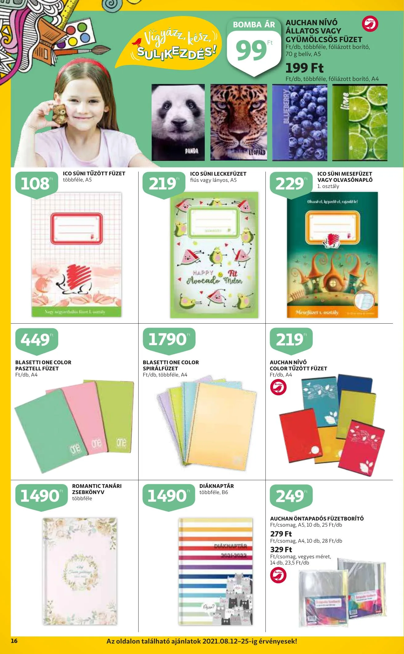 Auchan akciós újság Szupermarket 08.12–08.18 – 16. oldal