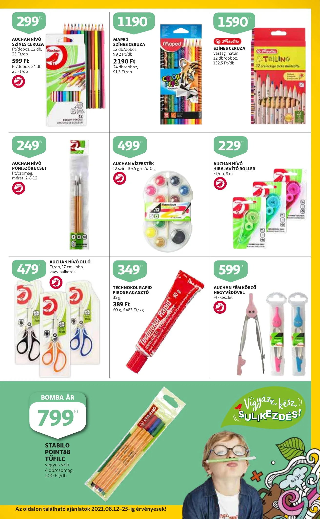 Auchan akciós újság Szupermarket 08.12–08.18 – 17. oldal