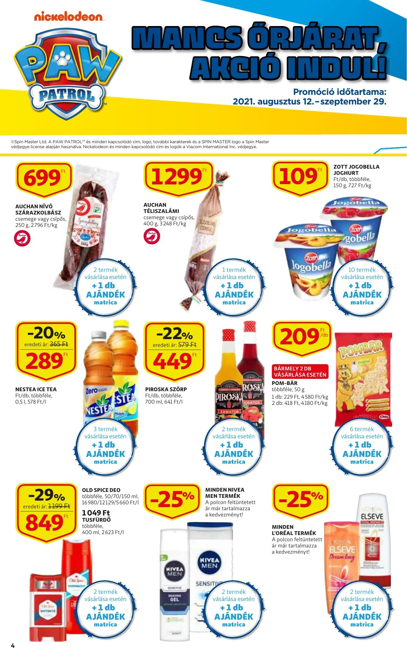 Auchan akciós újság Szupermarket 08.12–08.18 – 4. oldal
