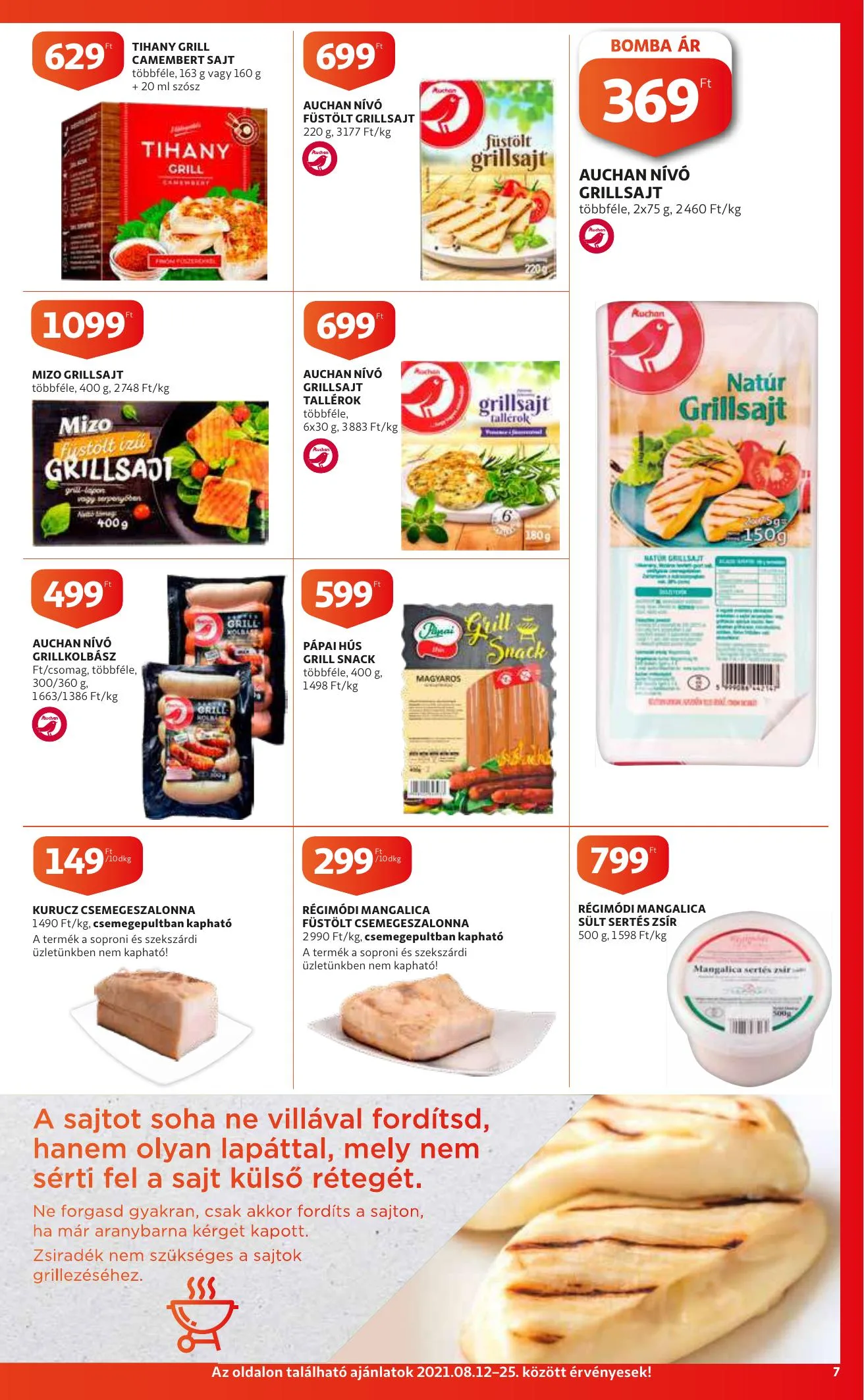 Auchan akciós újság Szupermarket 08.12–08.18 – 7. oldal
