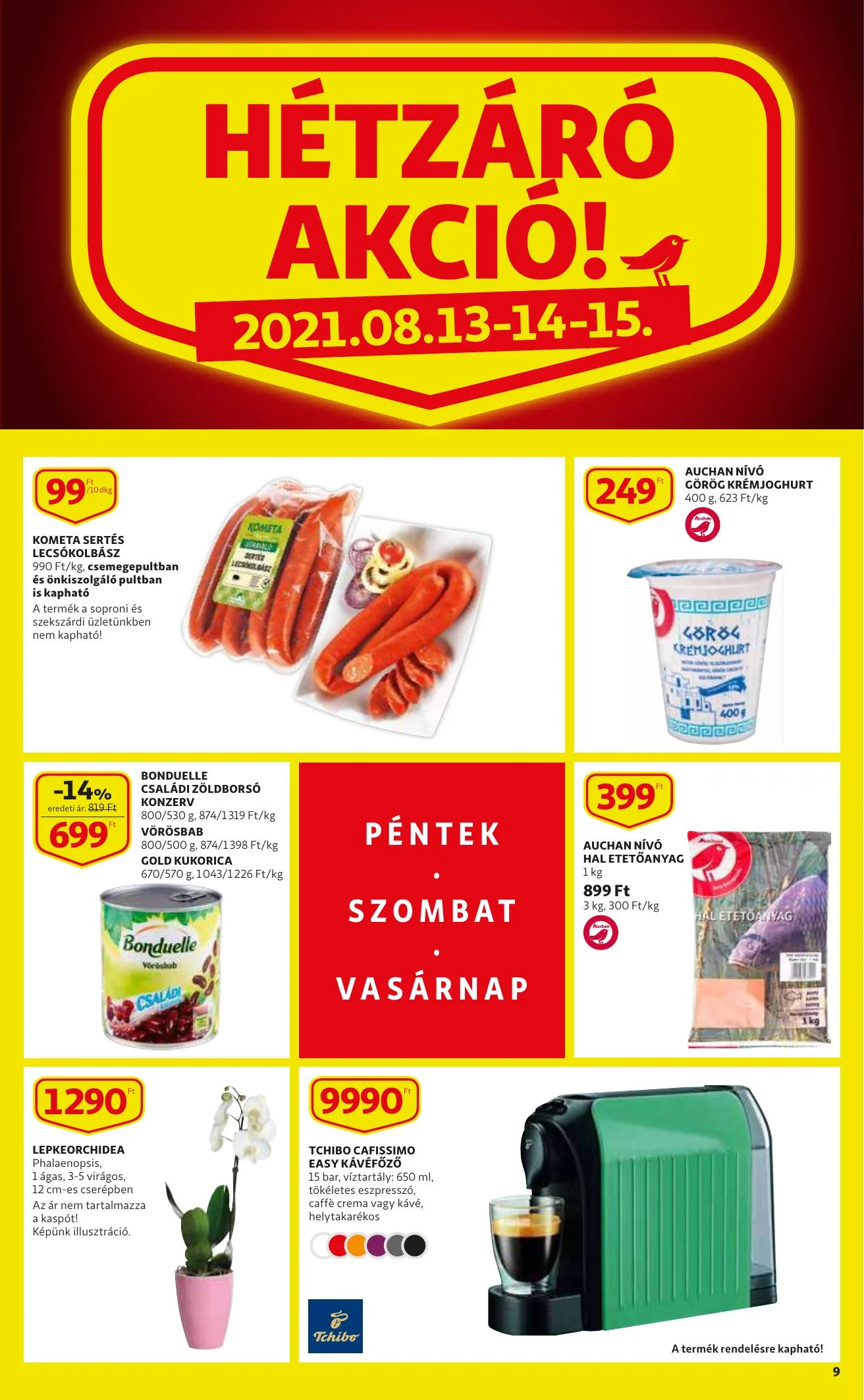 Auchan akciós újság Szupermarket 08.12–08.18 – 9. oldal