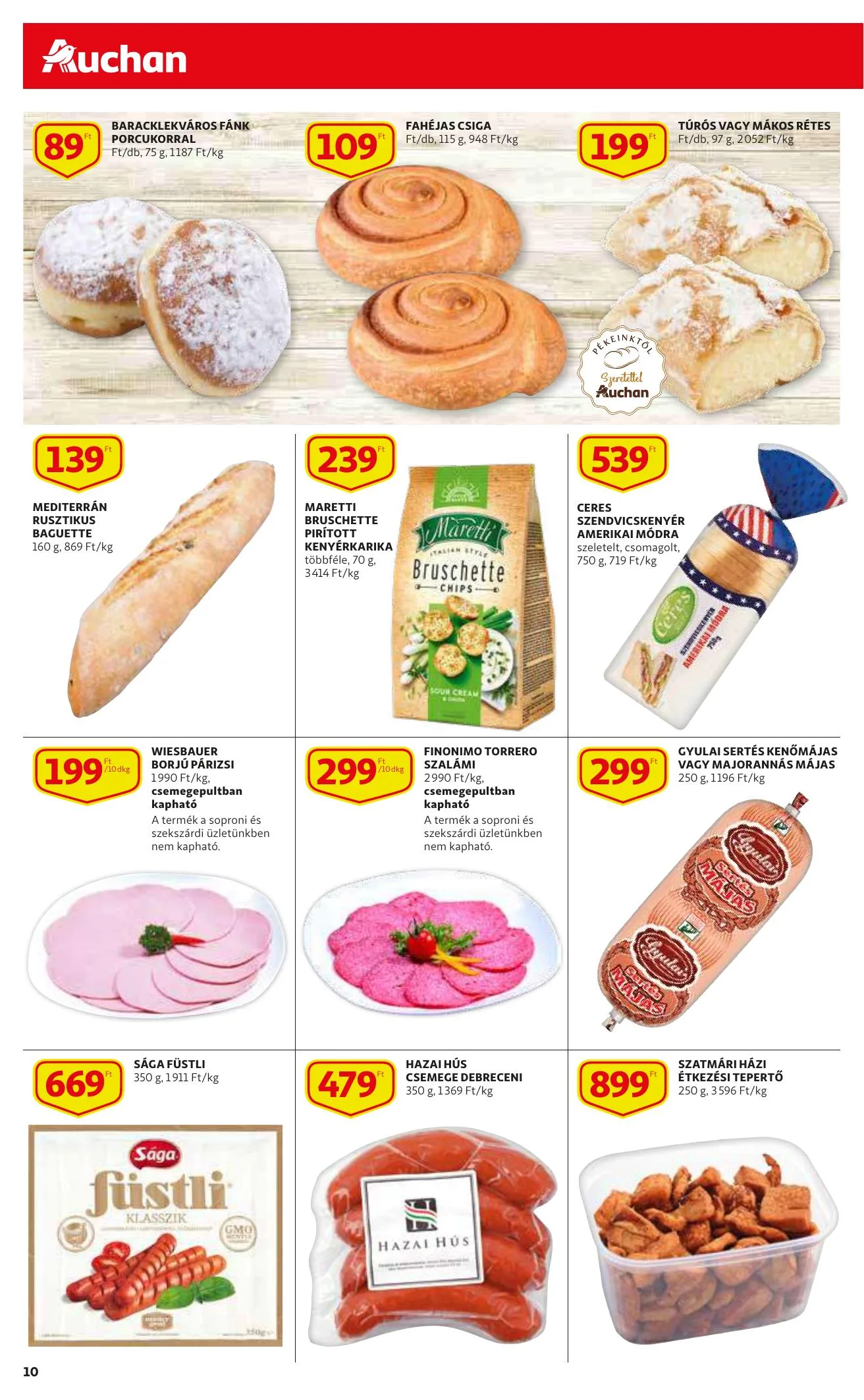 Auchan akciós újság Szupermarket 08.19–08.25 – 10. oldal