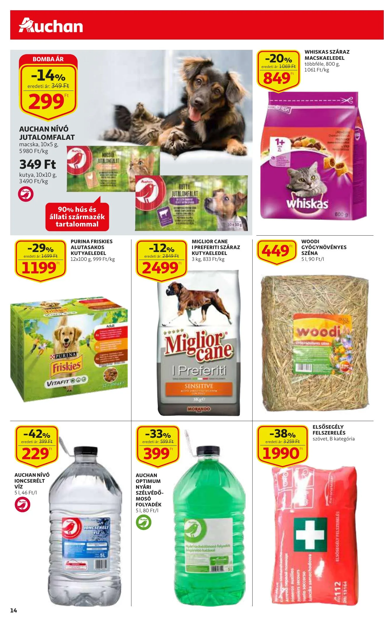 Auchan akciós újság Szupermarket 08.19–08.25 – 14. oldal