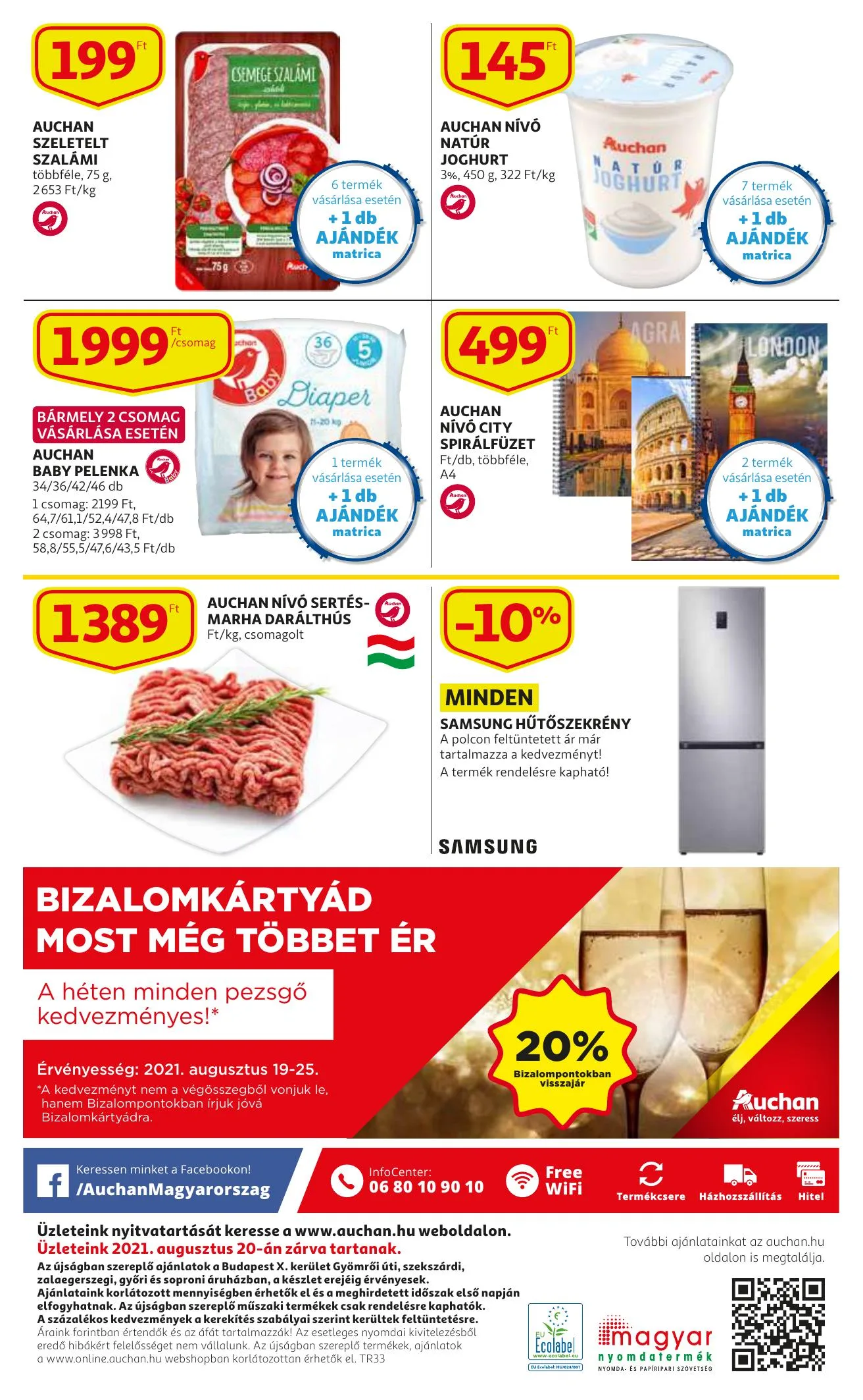 Auchan akciós újság Szupermarket 08.19–08.25 – 16. oldal