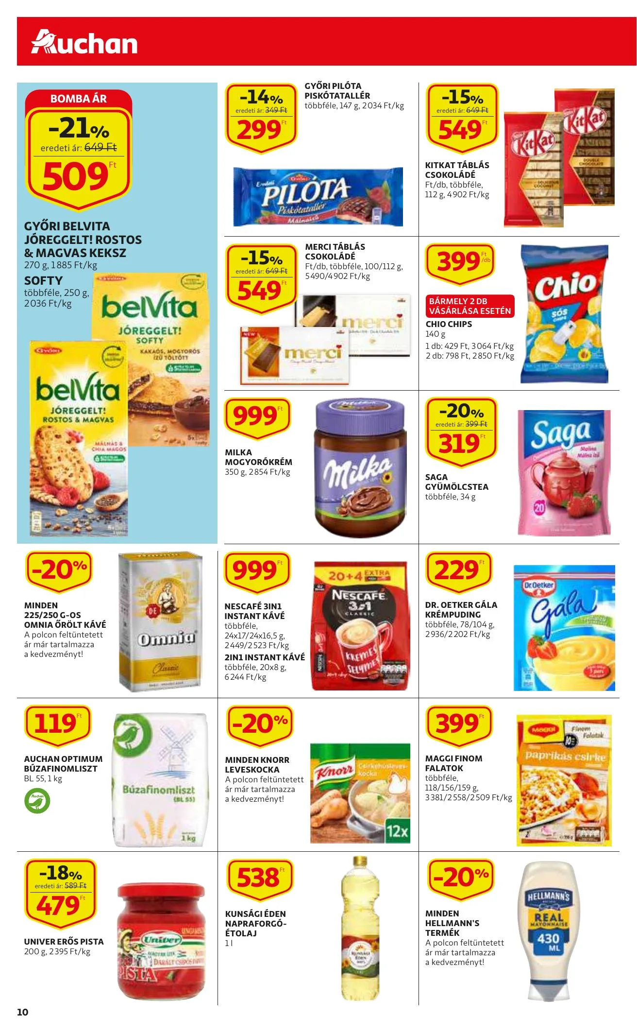 Auchan akciós újság Szupermarket 08.26–09.01 – 10. oldal