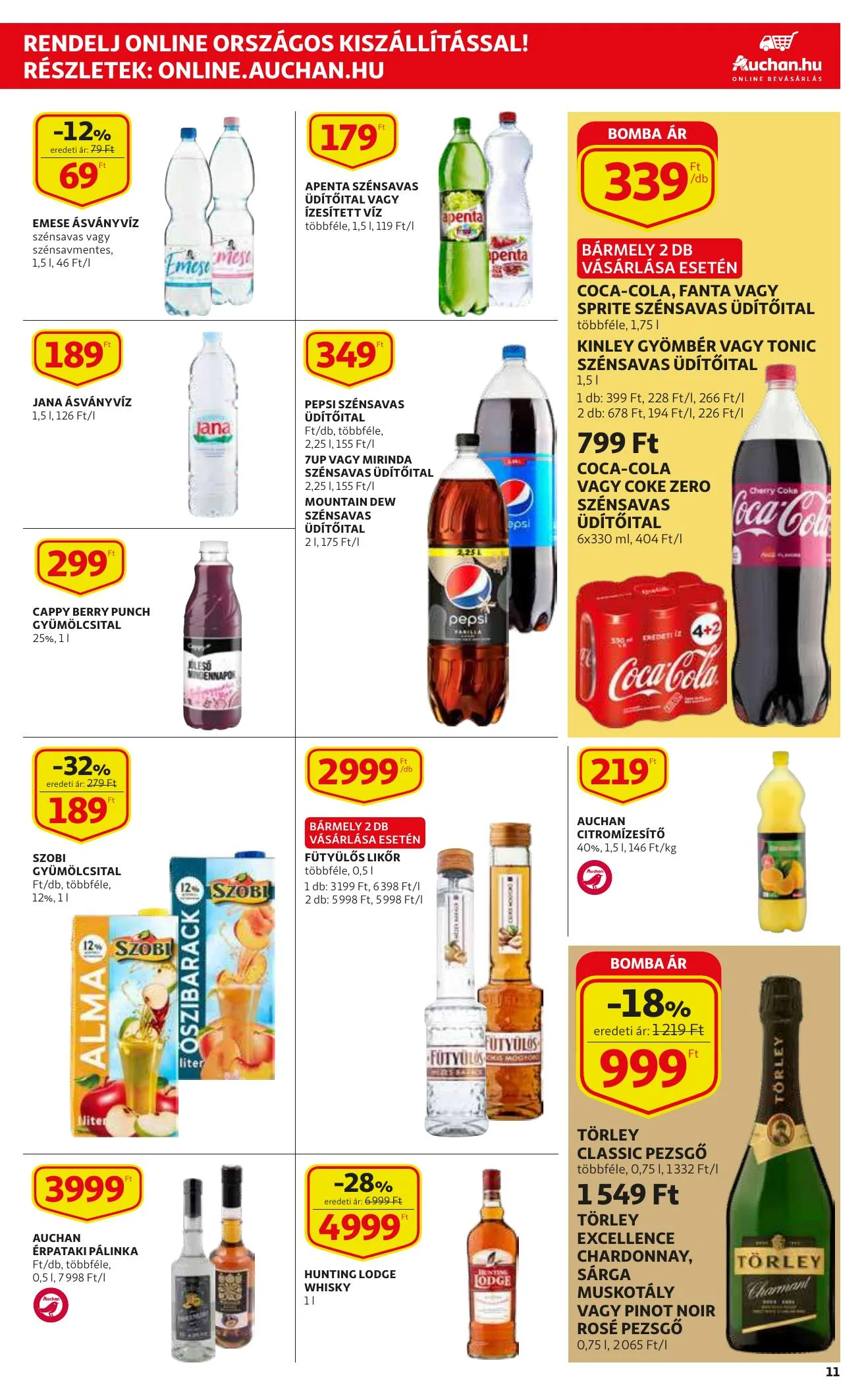 Auchan akciós újság Szupermarket 08.26–09.01 – 11. oldal