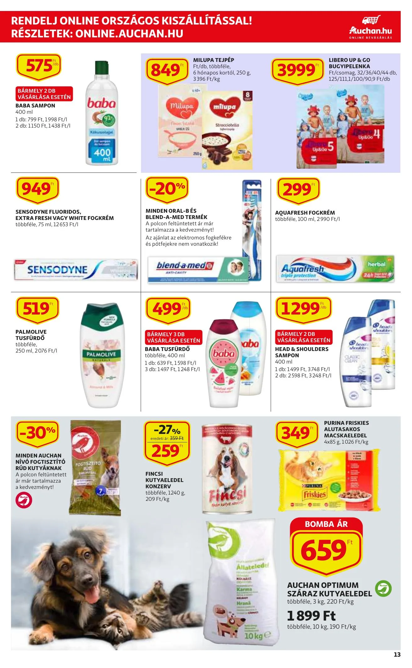 Auchan akciós újság Szupermarket 08.26–09.01 – 13. oldal