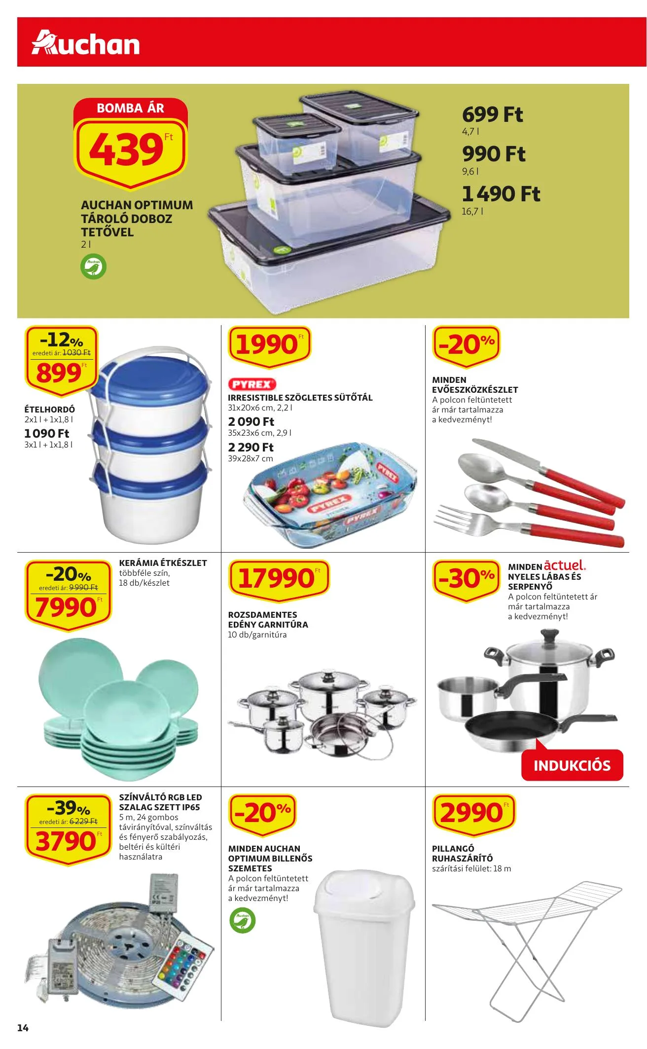 Auchan akciós újság Szupermarket 08.26–09.01 – 14. oldal