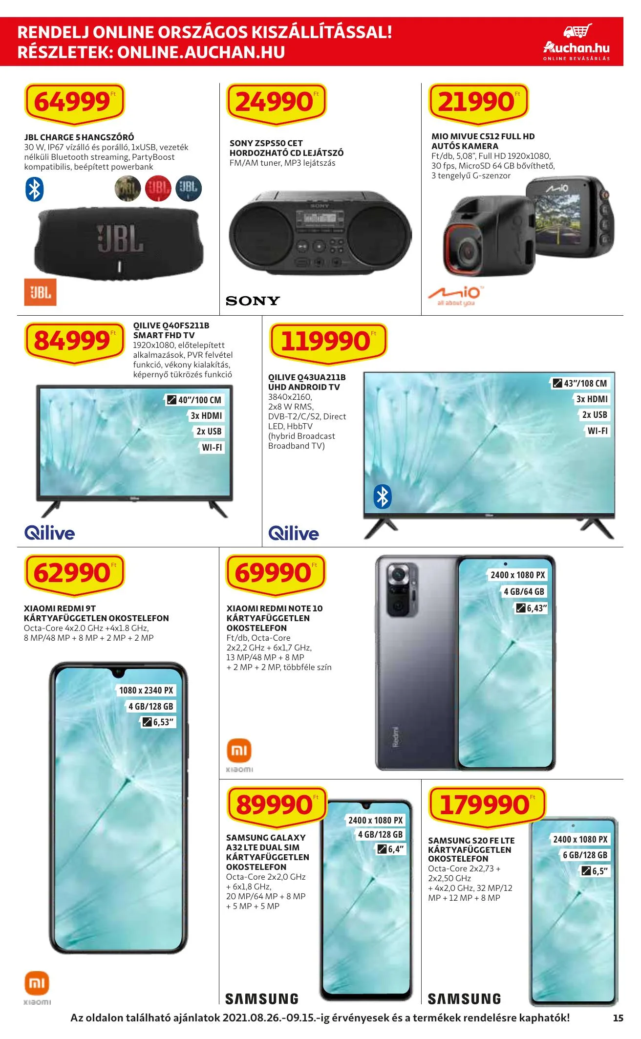 Auchan akciós újság Szupermarket 08.26–09.01 – 15. oldal