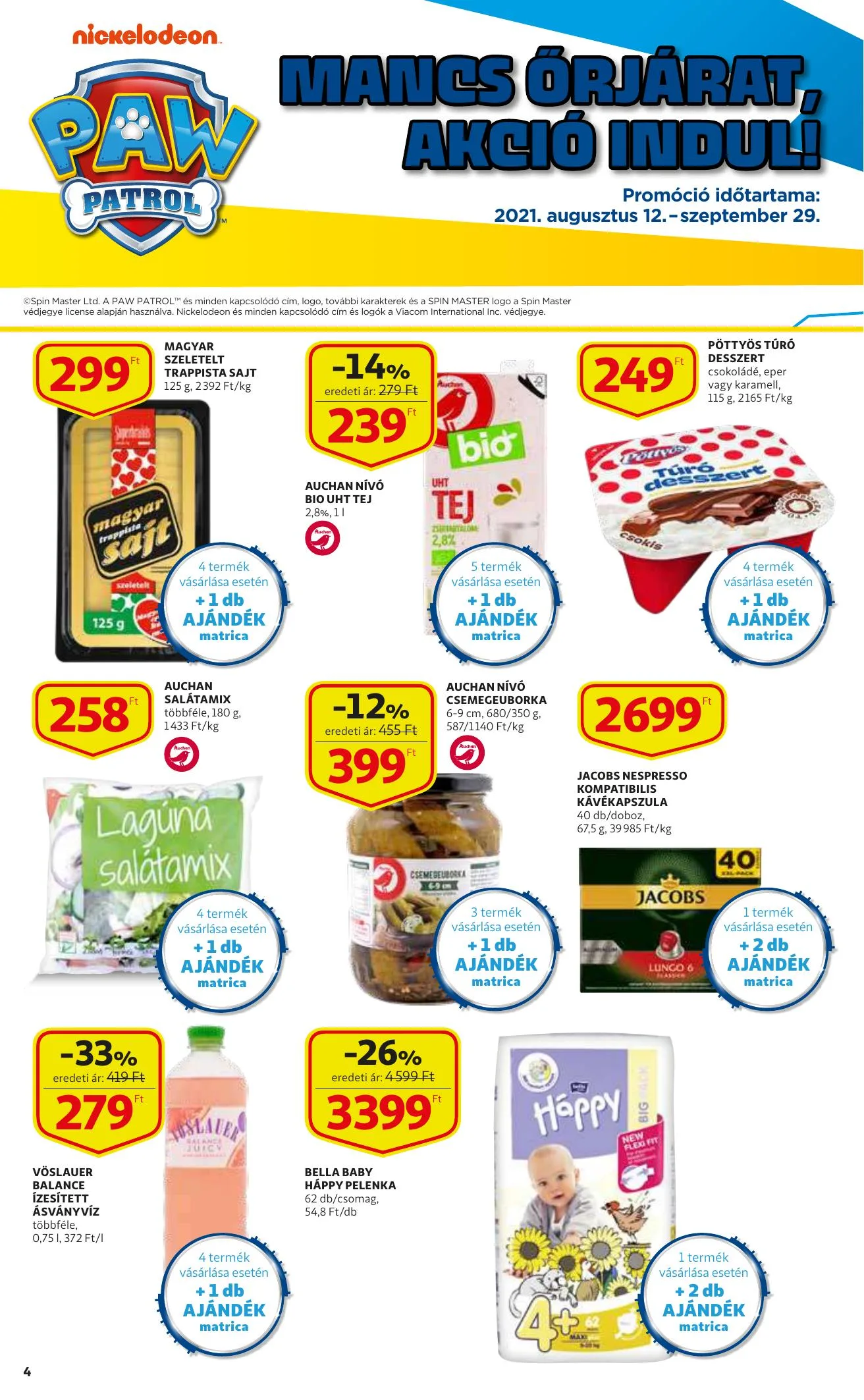 Auchan akciós újság Szupermarket 08.26–09.01 – 4. oldal