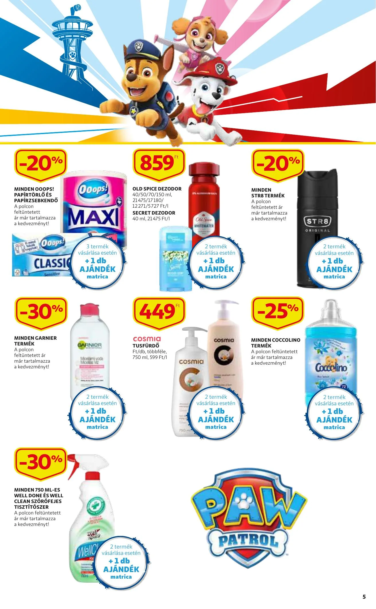 Auchan akciós újság Szupermarket 08.26–09.01 – 5. oldal