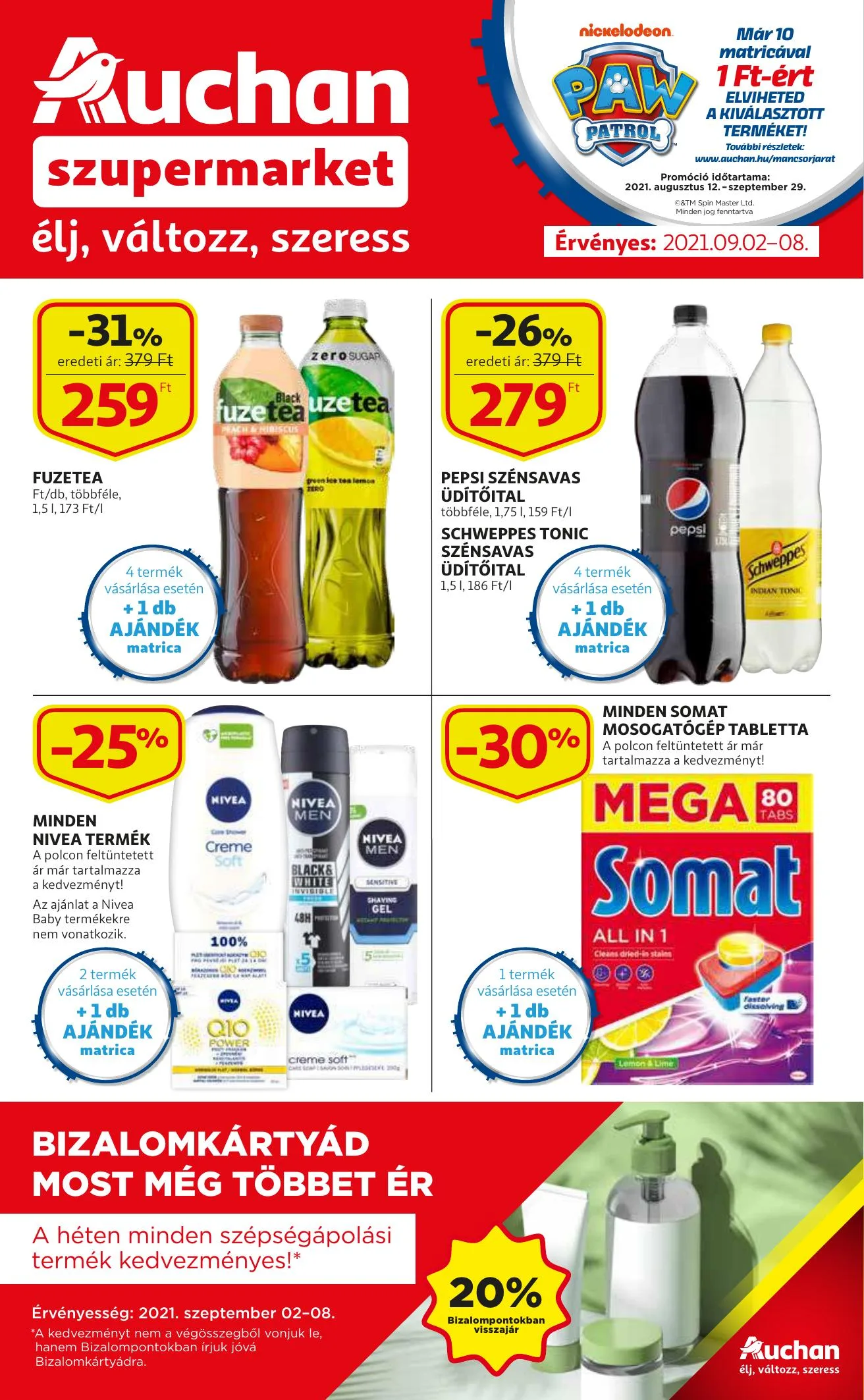 Auchan akciós újság Szupermarket 09.02–09.08
