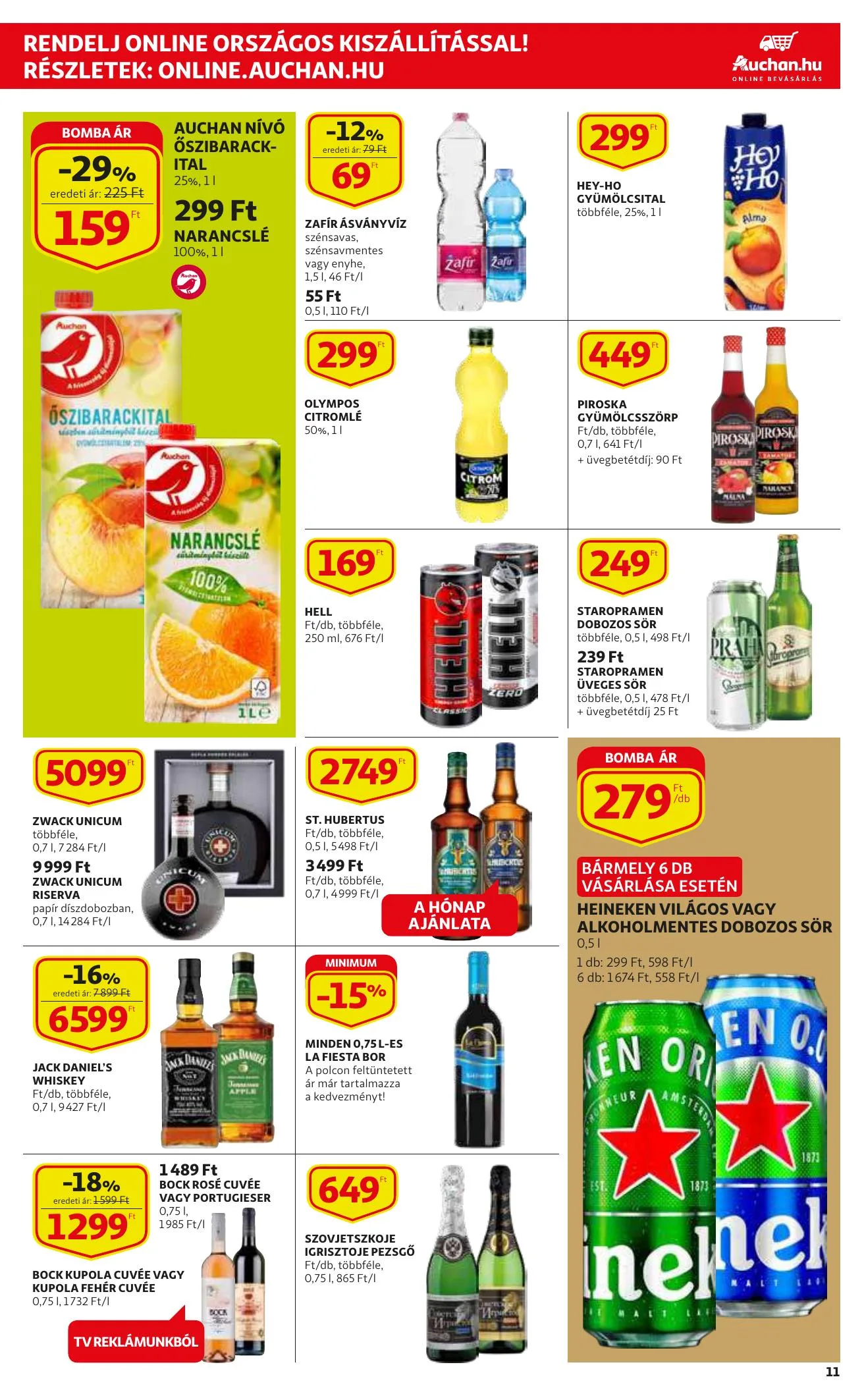 Auchan akciós újság Szupermarket 09.02–09.08 – 11. oldal