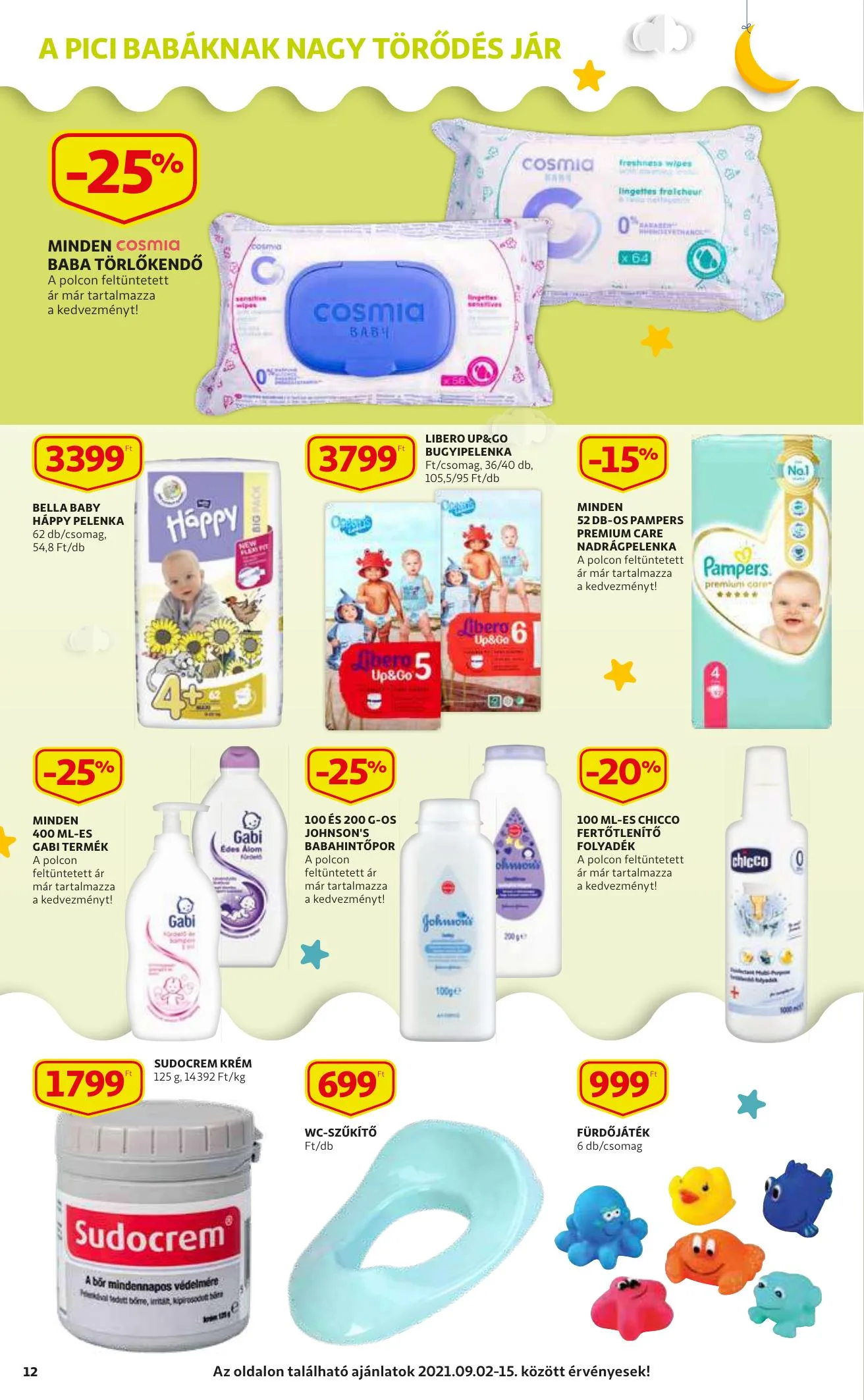 Auchan akciós újság Szupermarket 09.02–09.08 – 12. oldal