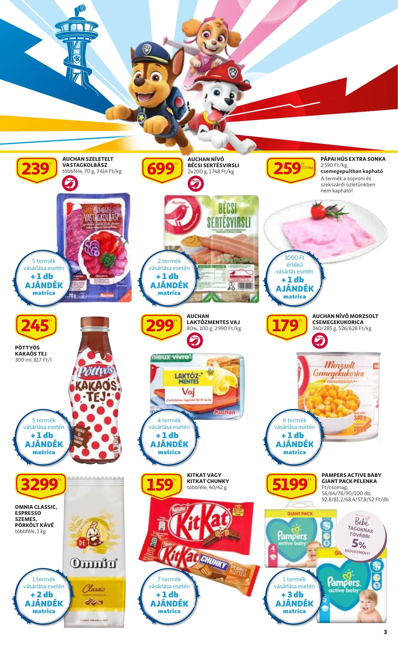 Auchan akciós újság Szupermarket 09.02–09.08 – 3. oldal