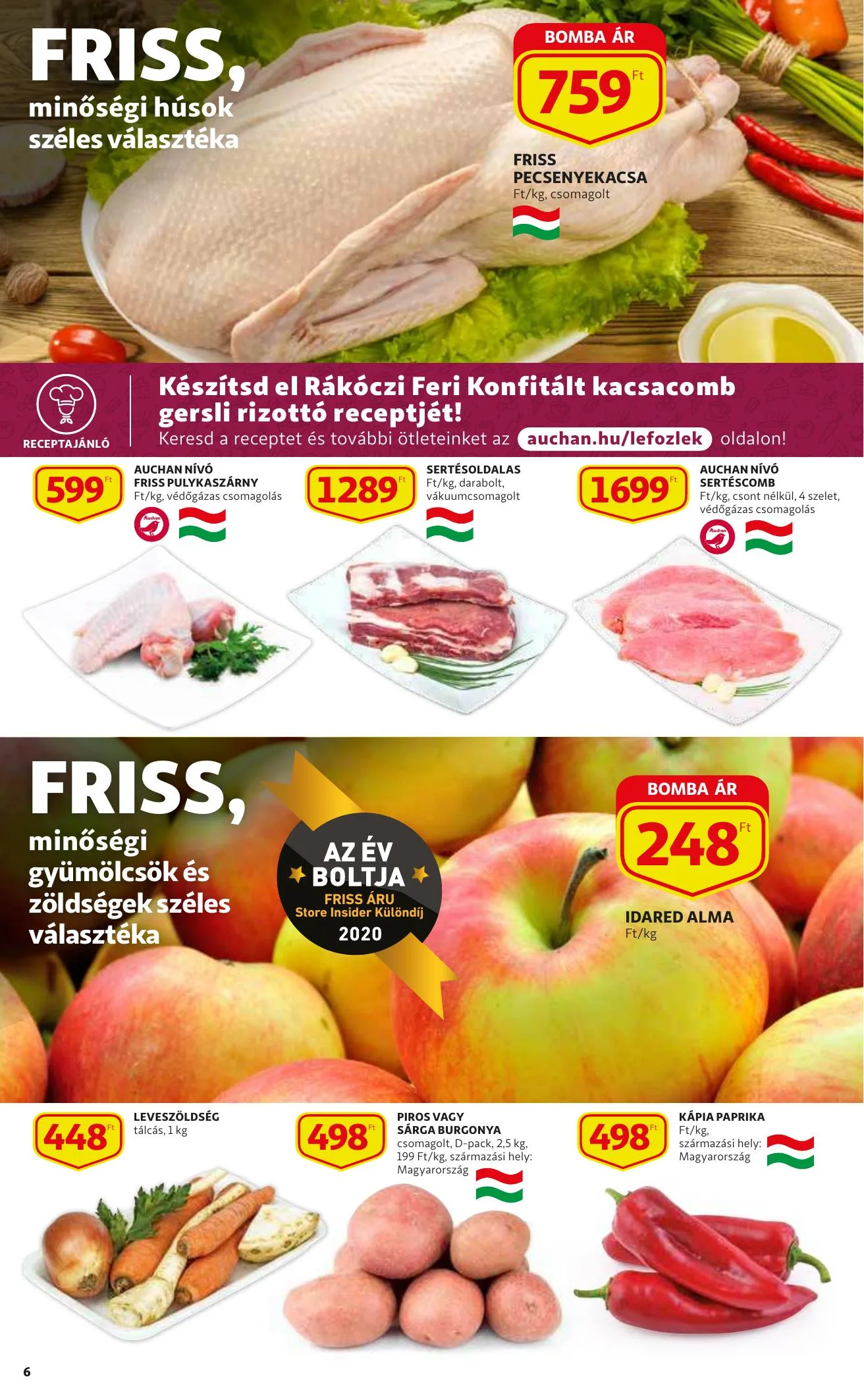 Auchan akciós újság Szupermarket 09.02–09.08 – 6. oldal