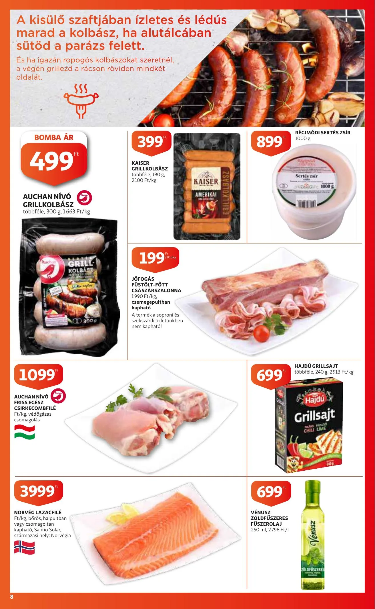Auchan akciós újság Szupermarket 09.02–09.08 – 8. oldal