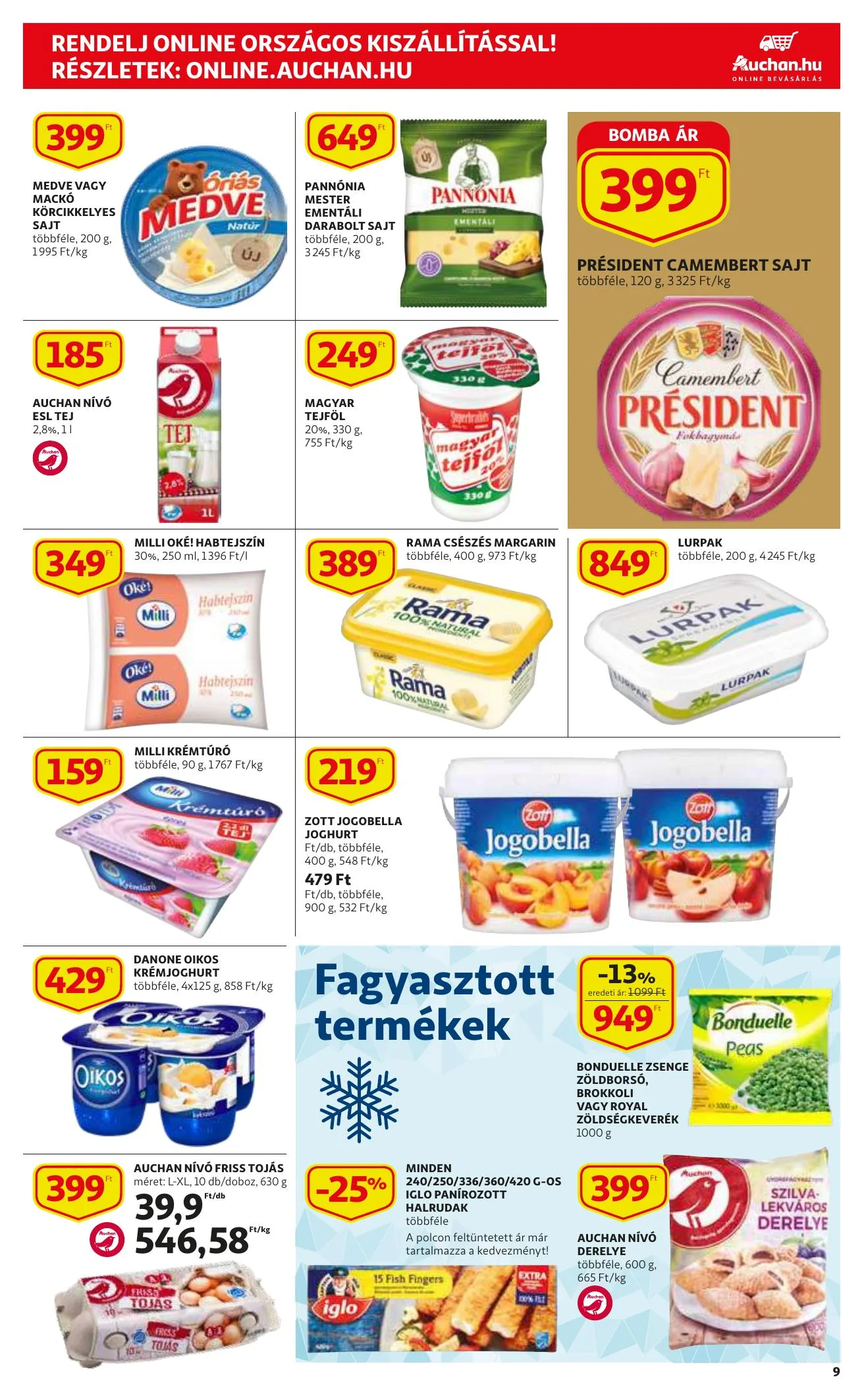 Auchan akciós újság Szupermarket 09.02–09.08 – 9. oldal