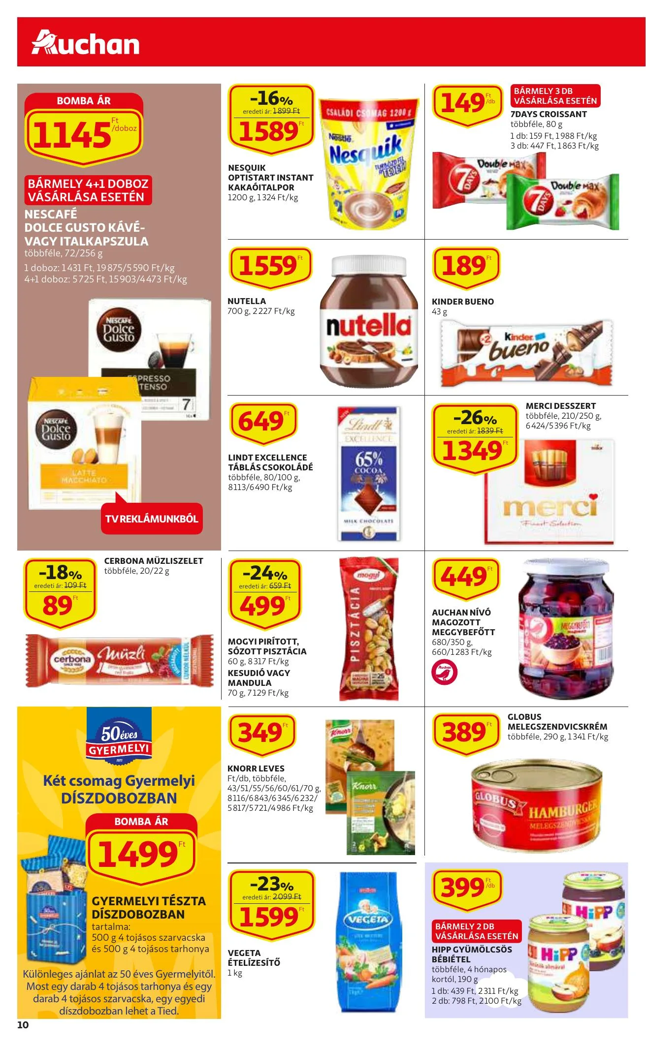 Auchan akciós újság Szupermarket 09.09–09.15 – 10. oldal