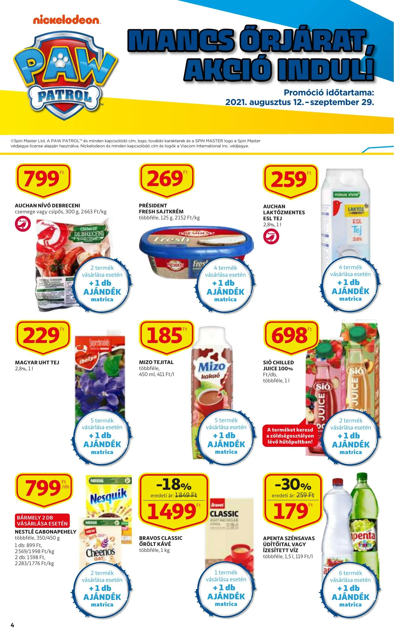 Auchan akciós újság Szupermarket 09.09–09.15 – 4. oldal