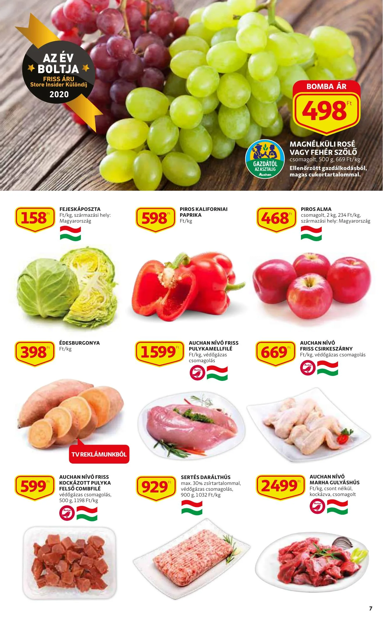 Auchan akciós újság Szupermarket 09.09–09.15 – 7. oldal