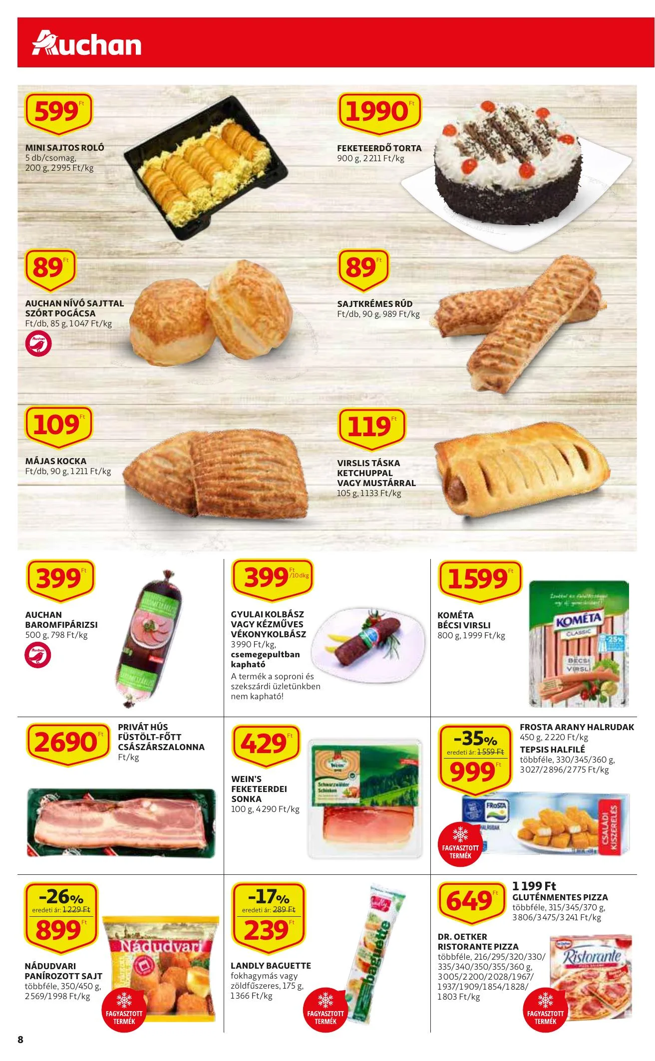 Auchan akciós újság Szupermarket 09.09–09.15 – 8. oldal