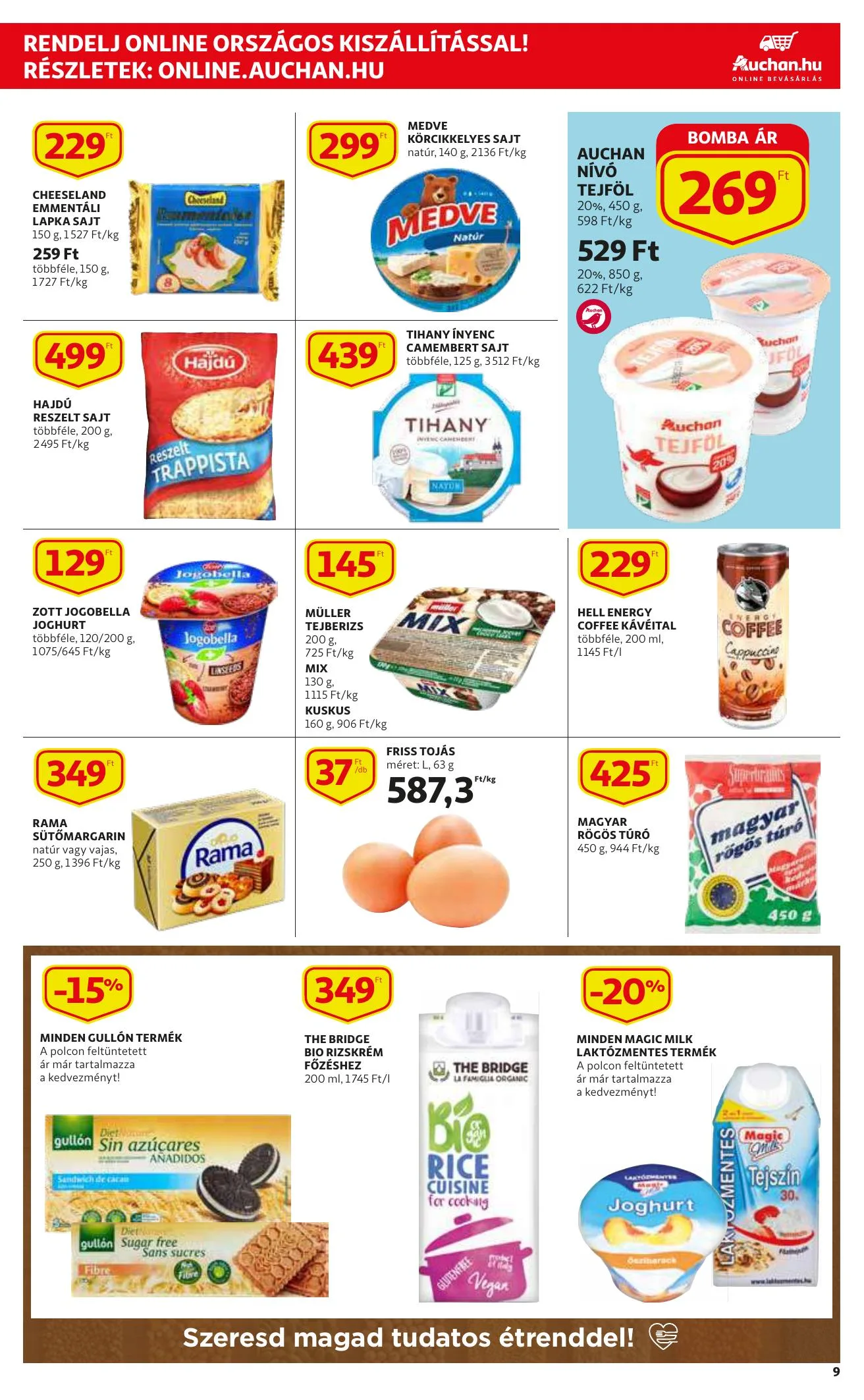 Auchan akciós újság Szupermarket 09.09–09.15 – 9. oldal