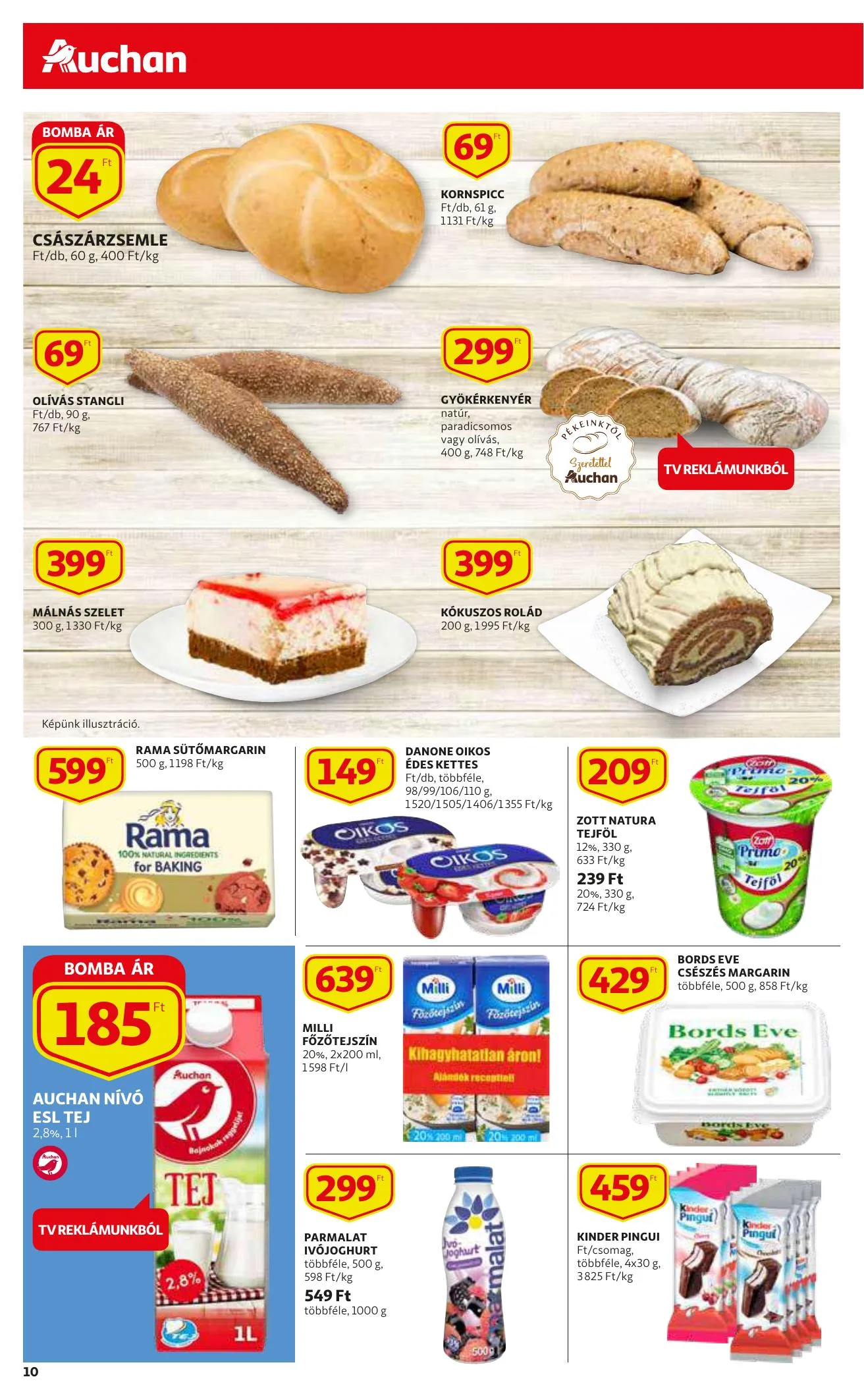 Auchan akciós újság Szupermarket 09.16–09.22 – 10. oldal
