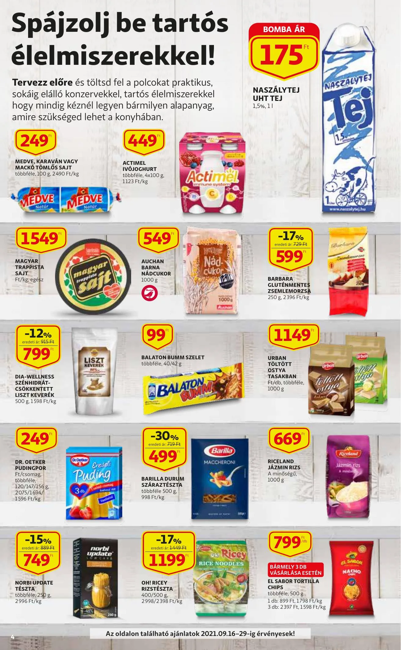 Auchan akciós újság Szupermarket 09.16–09.22 – 4. oldal