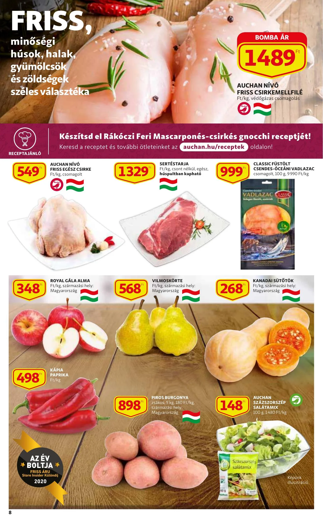 Auchan akciós újság Szupermarket 09.16–09.22 – 8. oldal