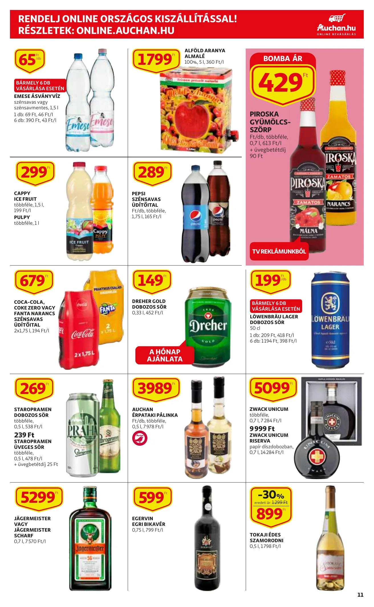 Auchan akciós újság Szupermarket 09.30–10.06 – 11. oldal