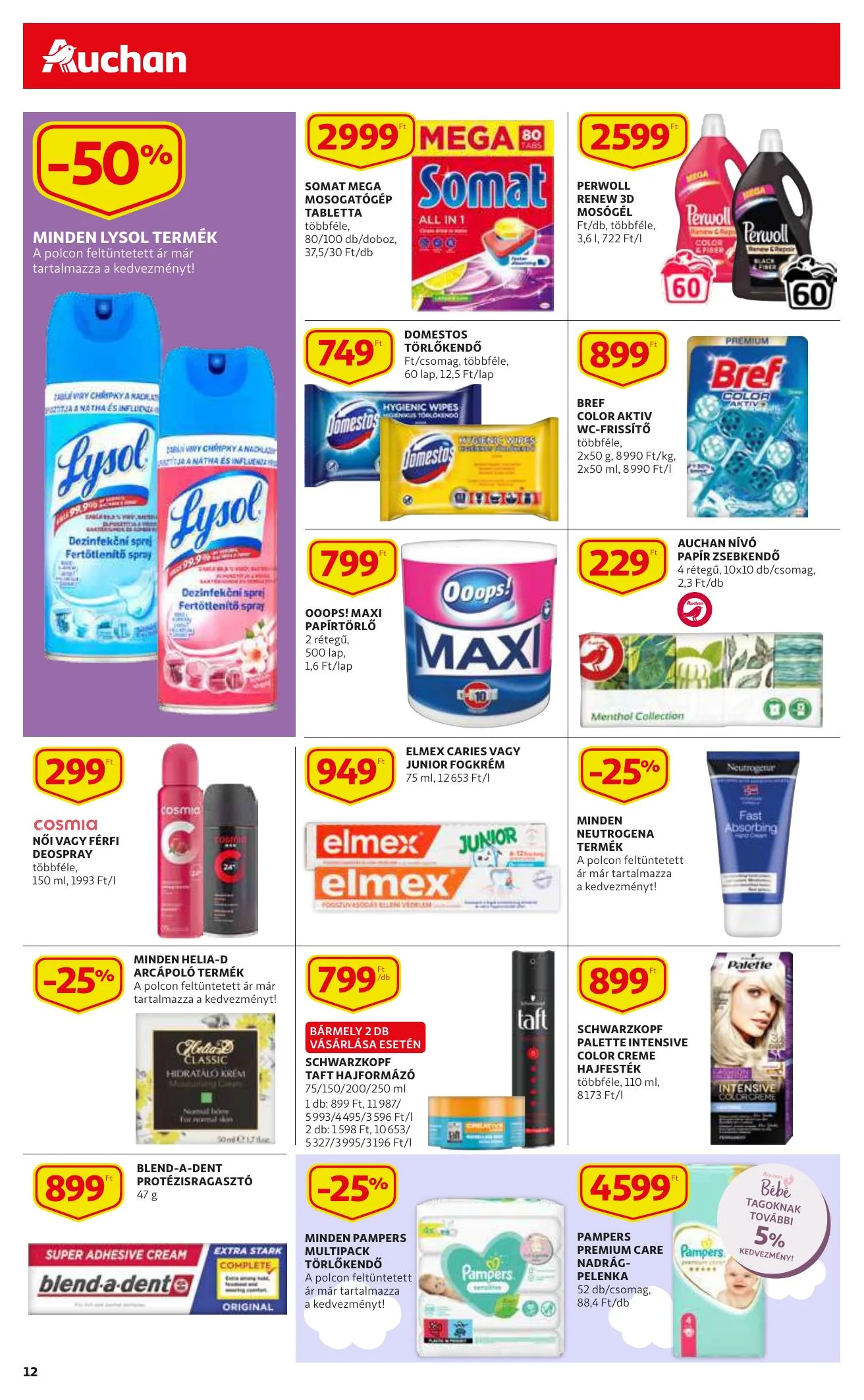 Auchan akciós újság Szupermarket 09.30–10.06 – 12. oldal