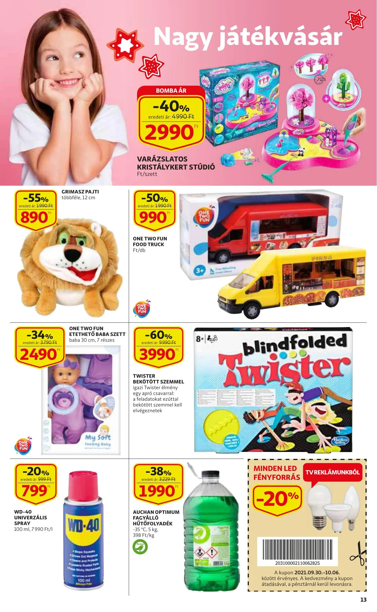 Auchan akciós újság Szupermarket 09.30–10.06 – 13. oldal