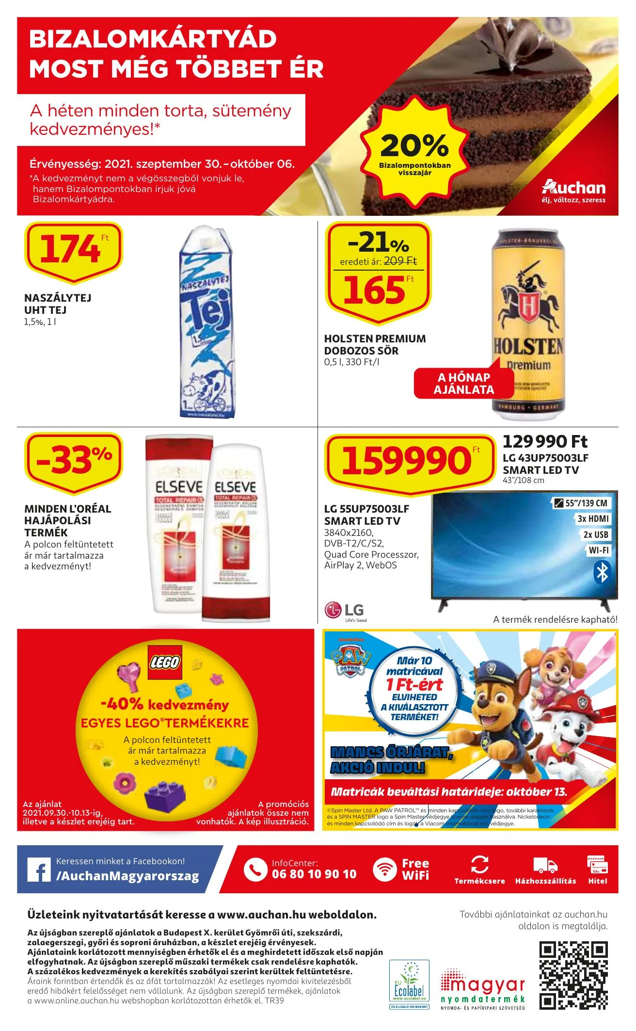 Auchan akciós újság Szupermarket 09.30–10.06 – 16. oldal