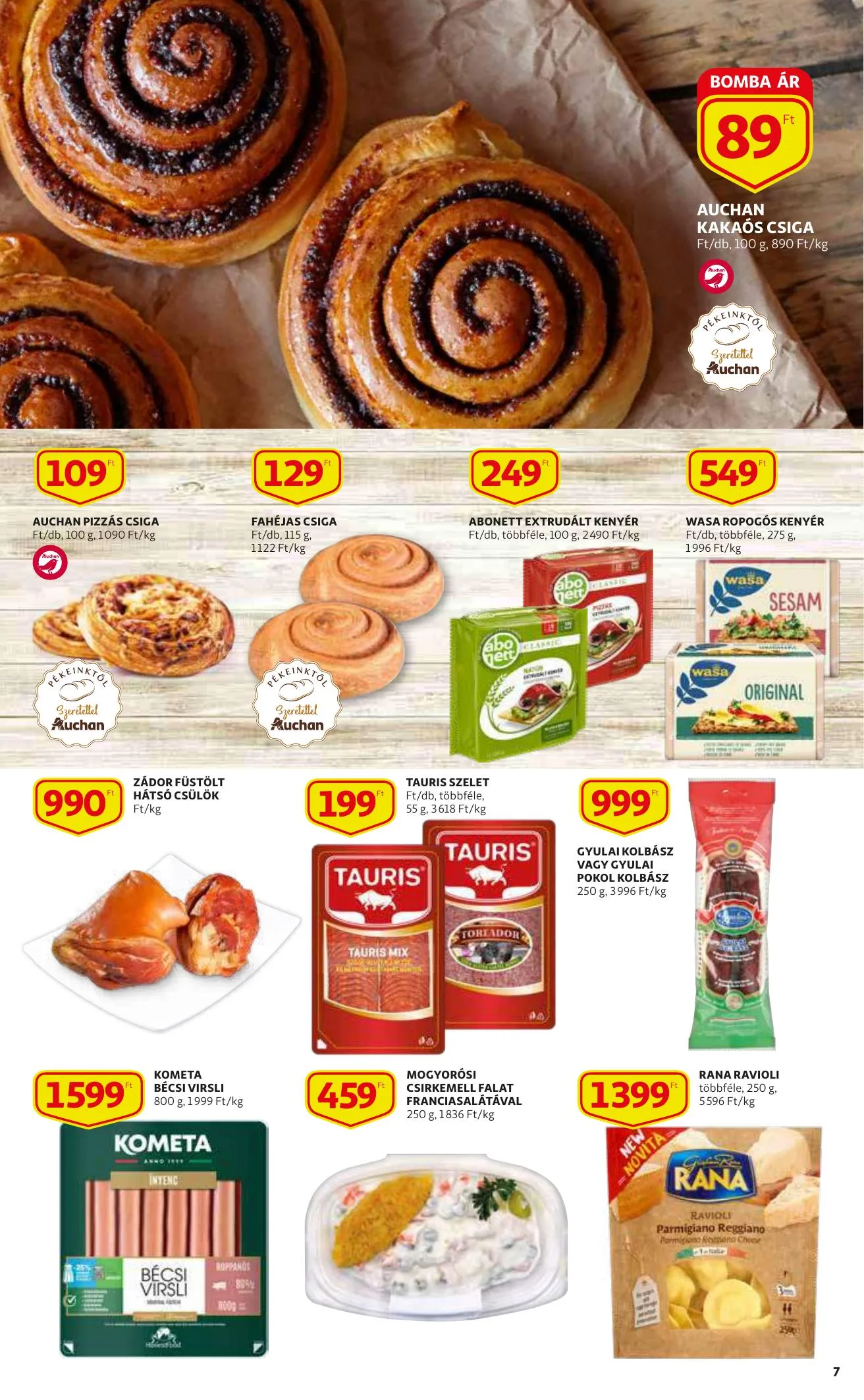 Auchan akciós újság Szupermarket 09.30–10.06 – 7. oldal