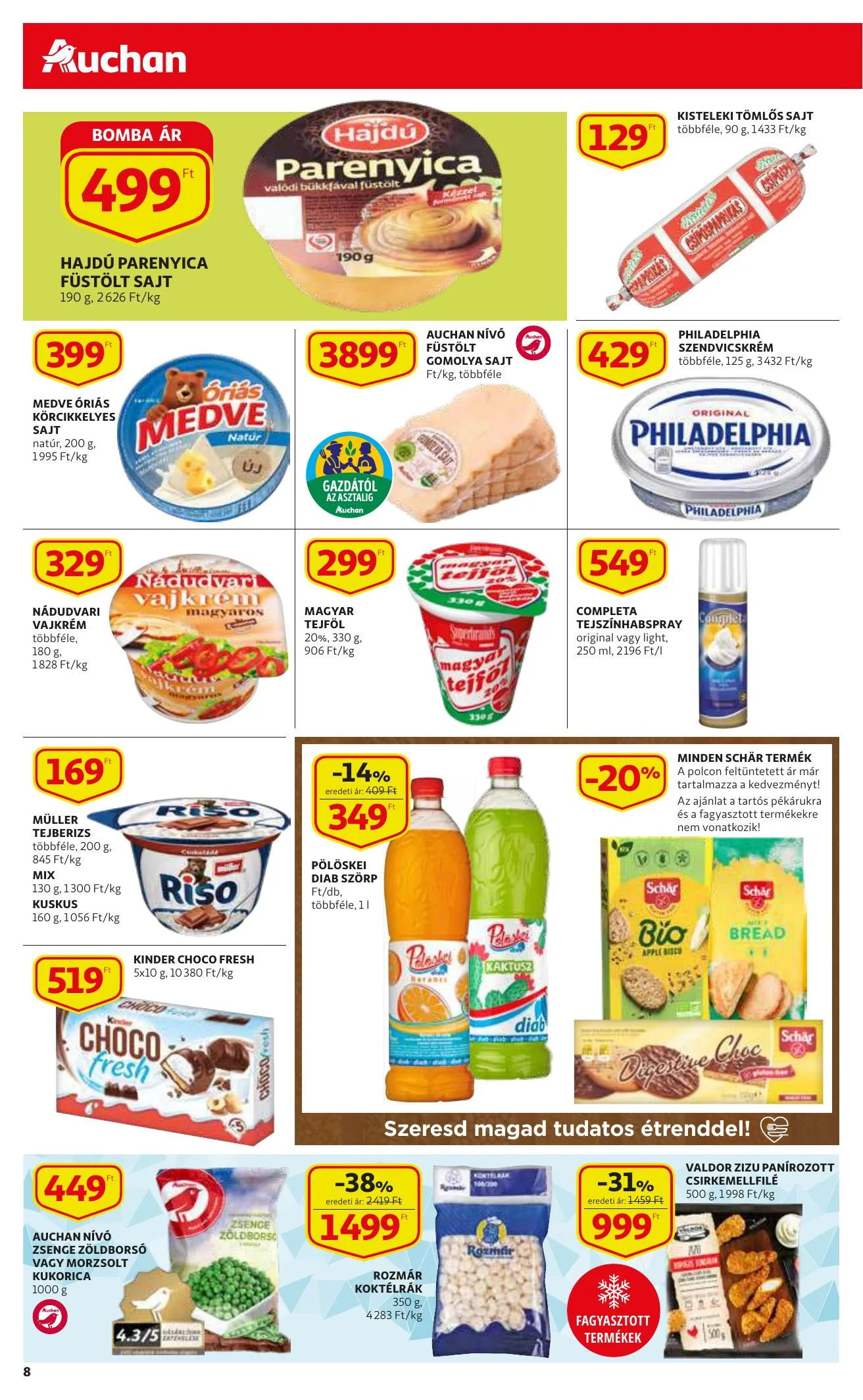 Auchan akciós újság Szupermarket 09.30–10.06 – 8. oldal