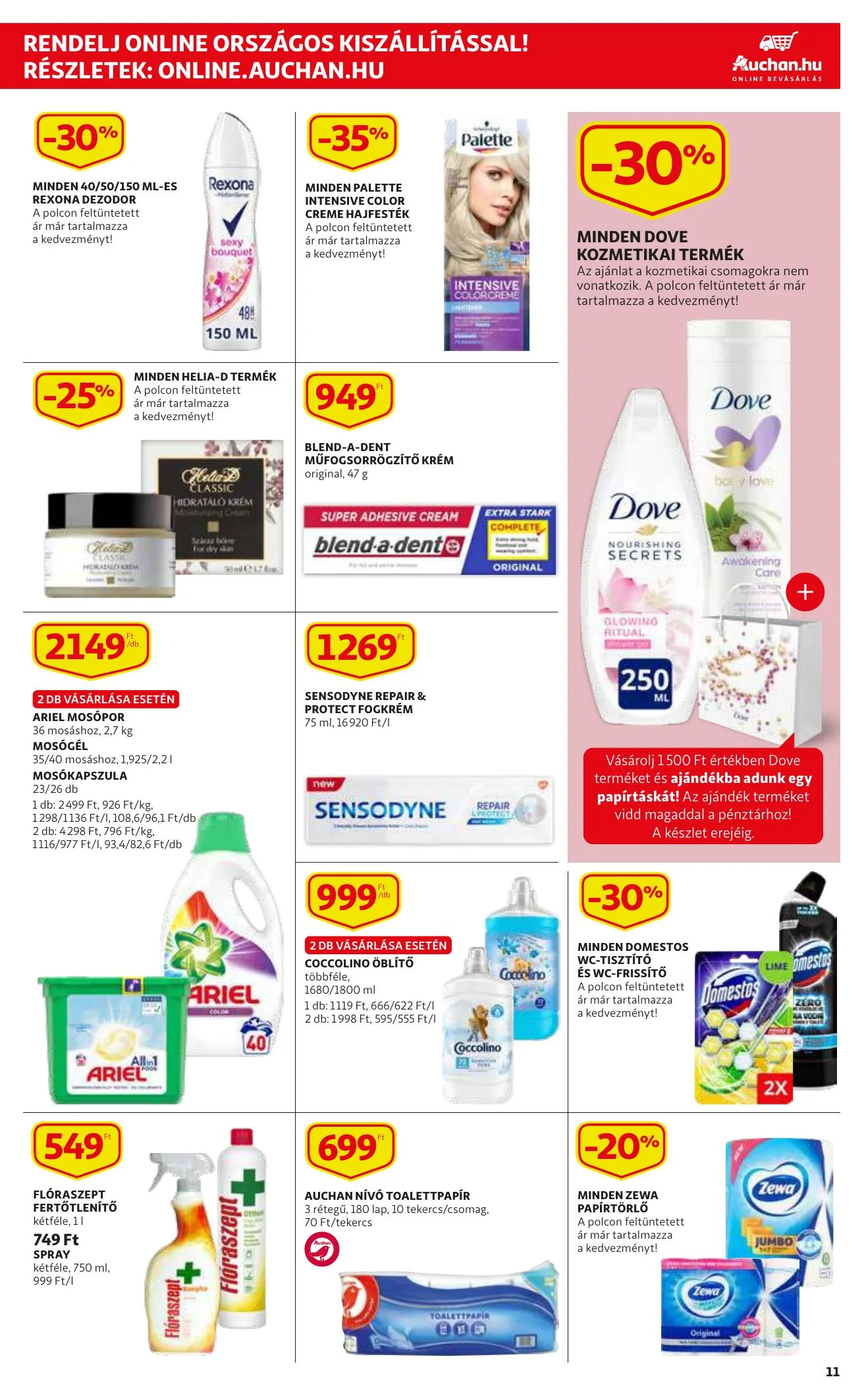 Auchan akciós újság Szupermarket 12.02–12.08 – 11. oldal