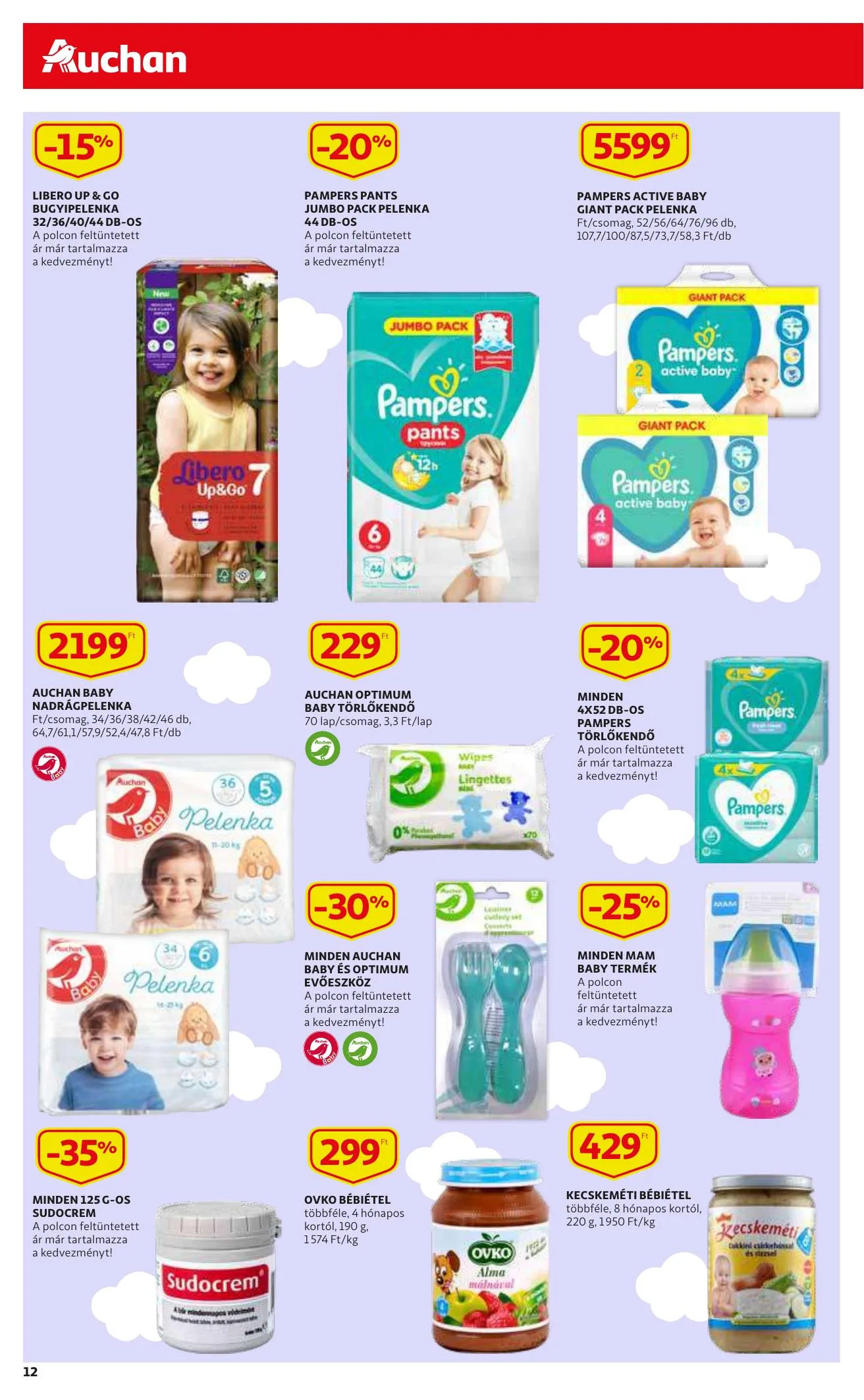 Auchan akciós újság Szupermarket 12.02–12.08 – 12. oldal