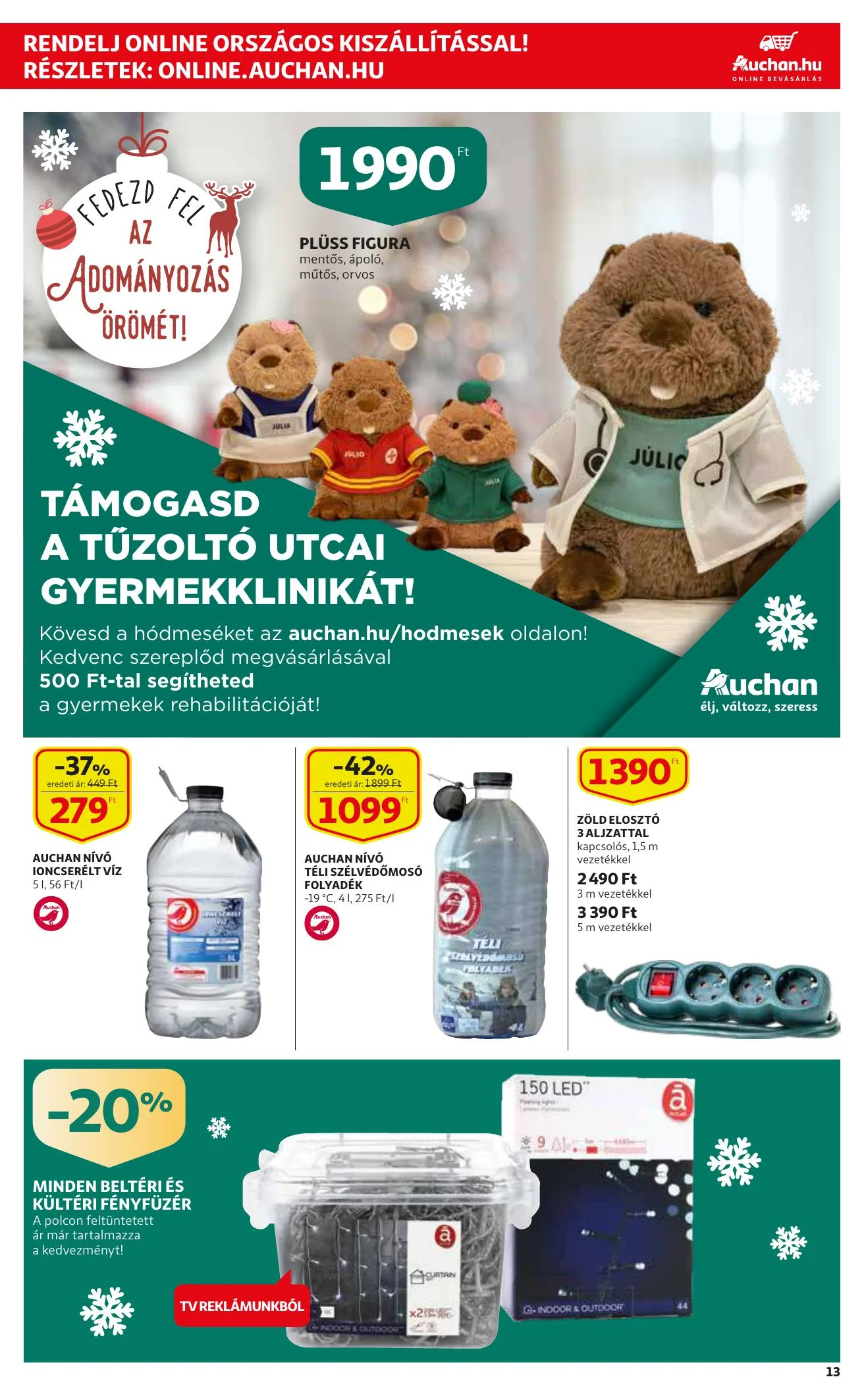 Auchan akciós újság Szupermarket 12.02–12.08 – 13. oldal